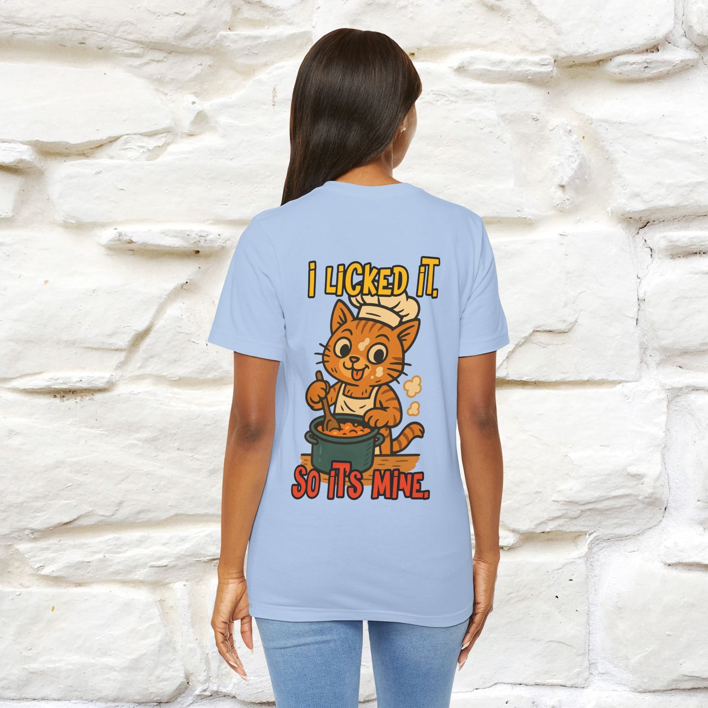 "I Licked It. It's Mine " |Cat T-Shirt | Nunu&Miao Studio