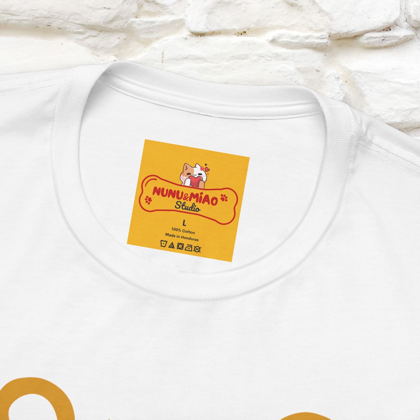 ''Power'' | Cat T-Shirt Front and Back Design | Nunu&Miao Studio