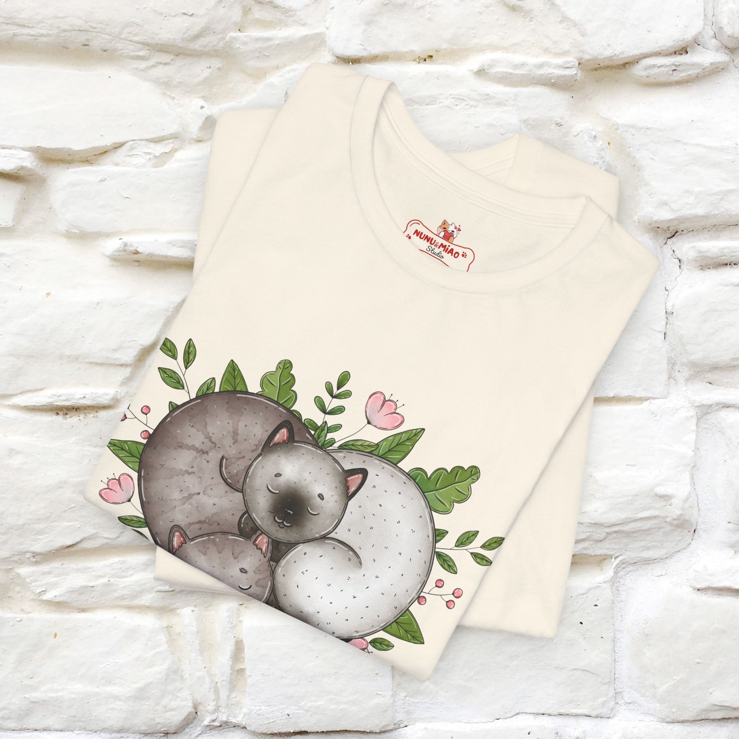 "All You Need Is Love" Cat T-Shirt | 100% Cotton* | Adorable Cat Apparel for Men & Women