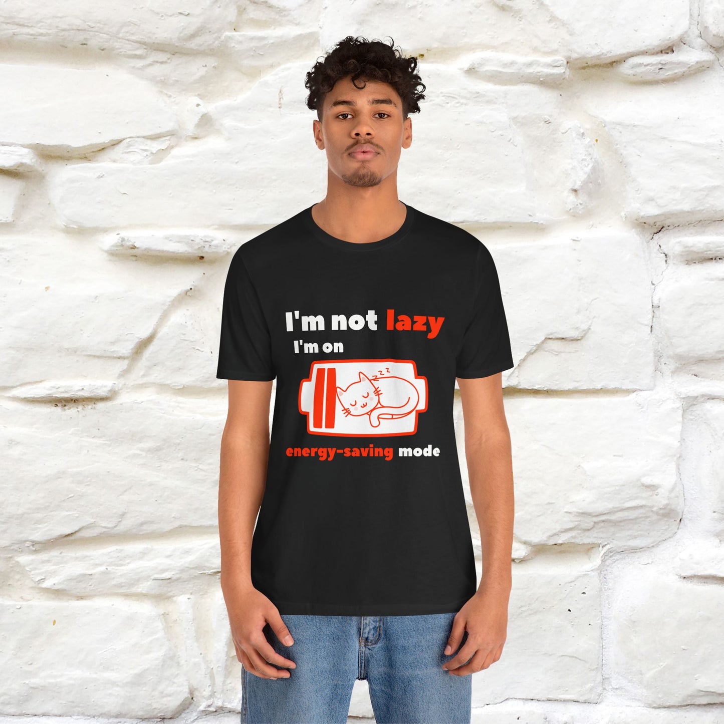 ''I am Not Lazy...'' Cat T-Shirt | Nunu&Miao Studio