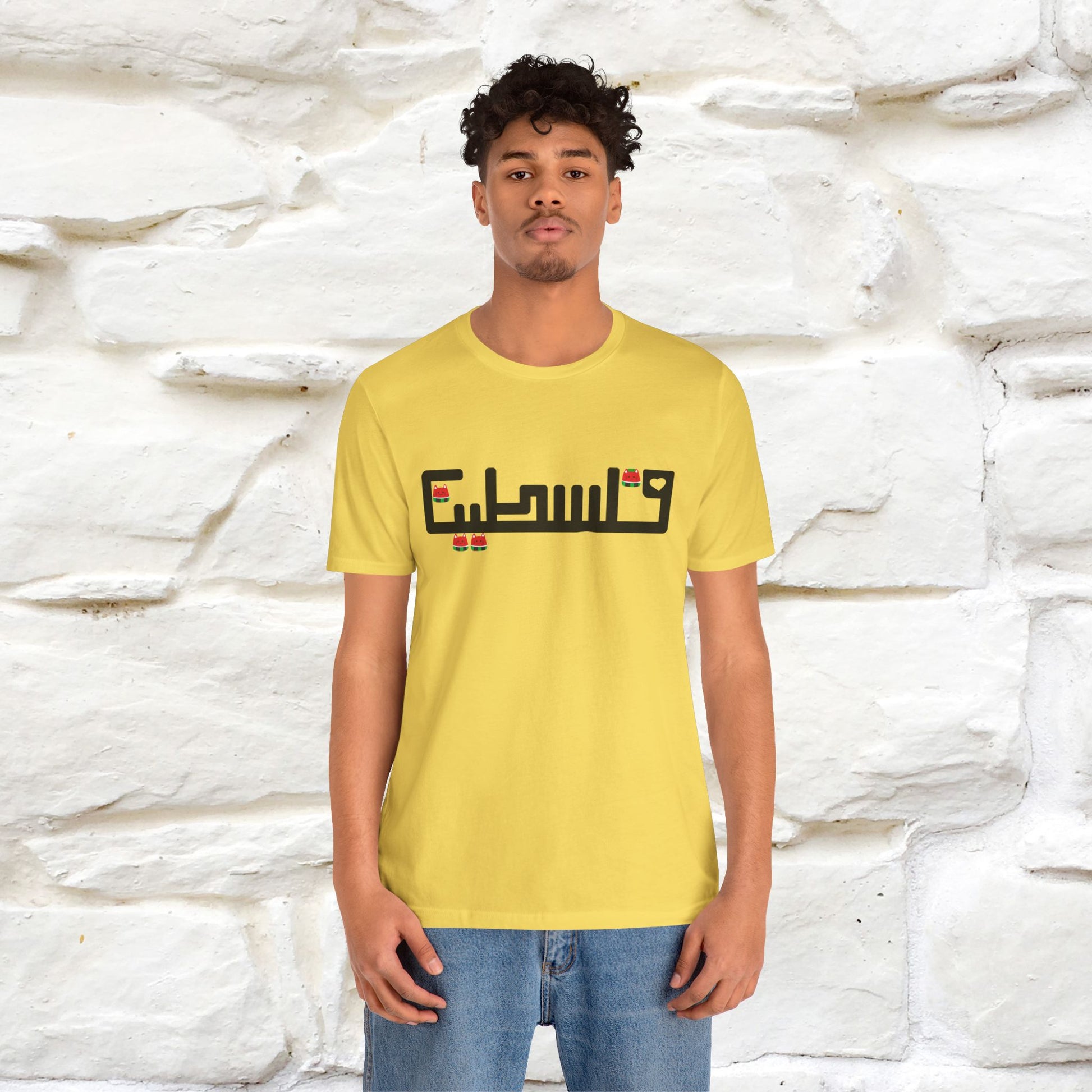 "Palestine" Cat T-shirt |Nunu&Miao Studio - Nunu&Miao Studio