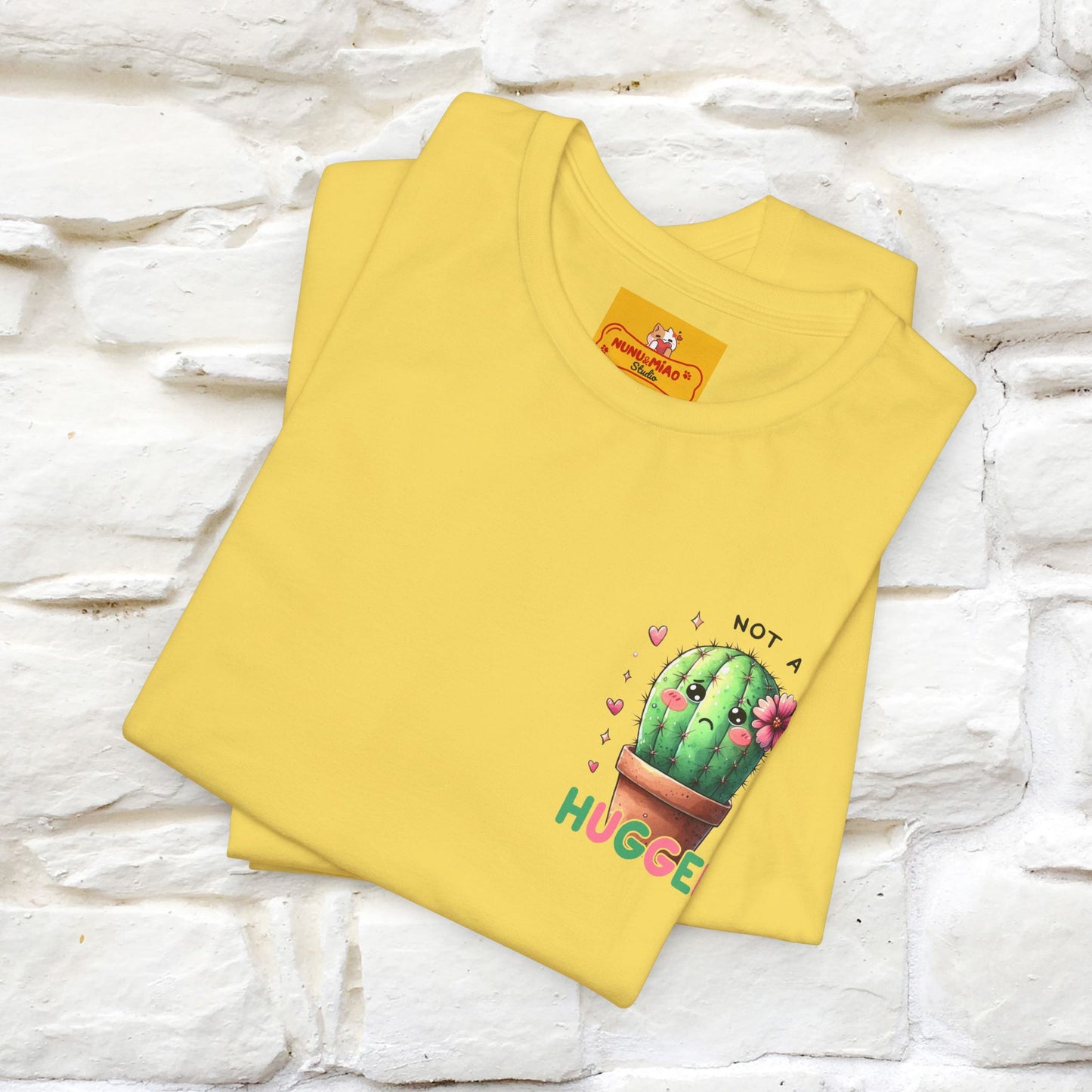"Not A Hugger" |Funny T-Shirt | Front & Back Design|Nunu&Miao Studio