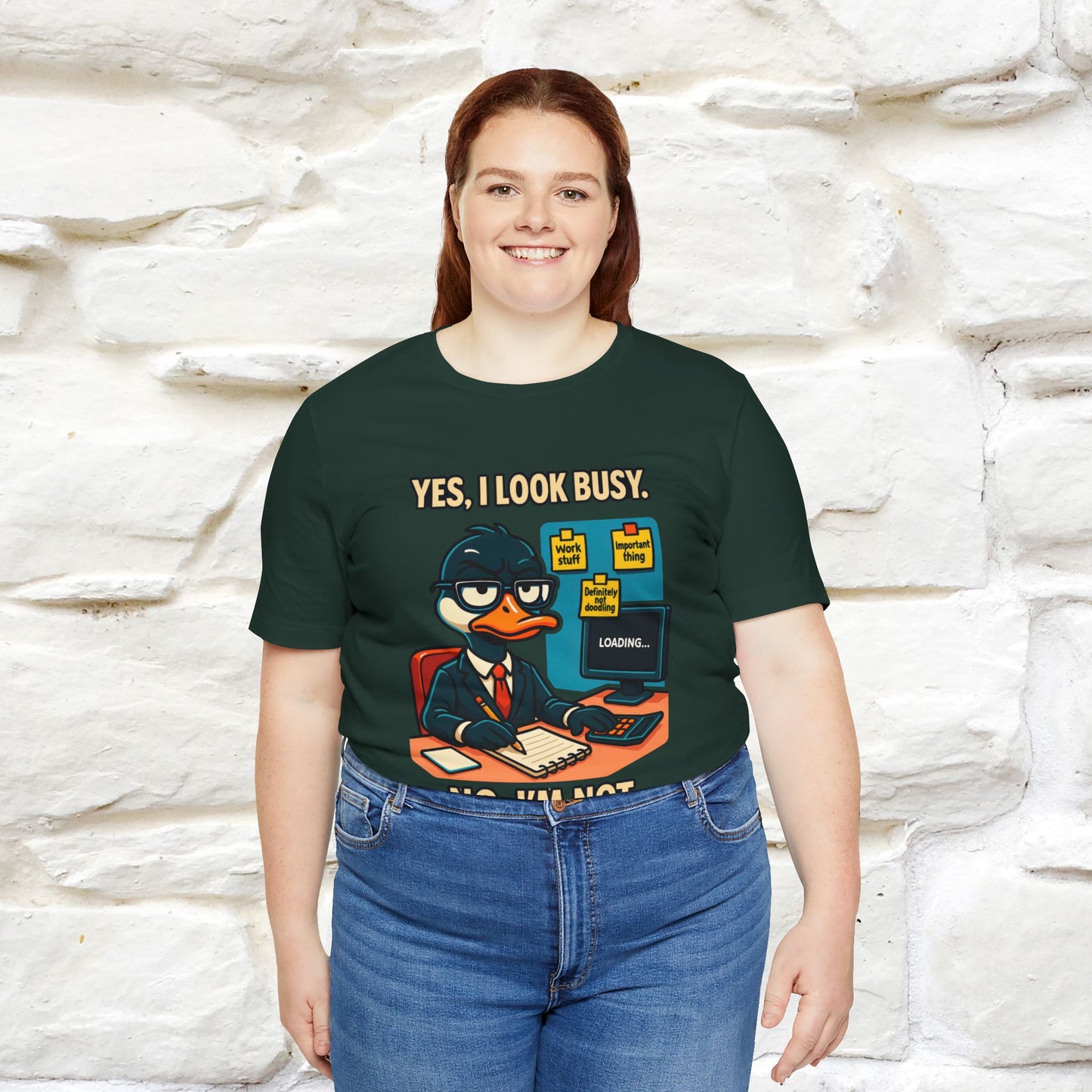 ''Yes, I Look Busy. No I'm Not.''| Sarcastic Cat T-Shirt | Nunu&Miao Studio