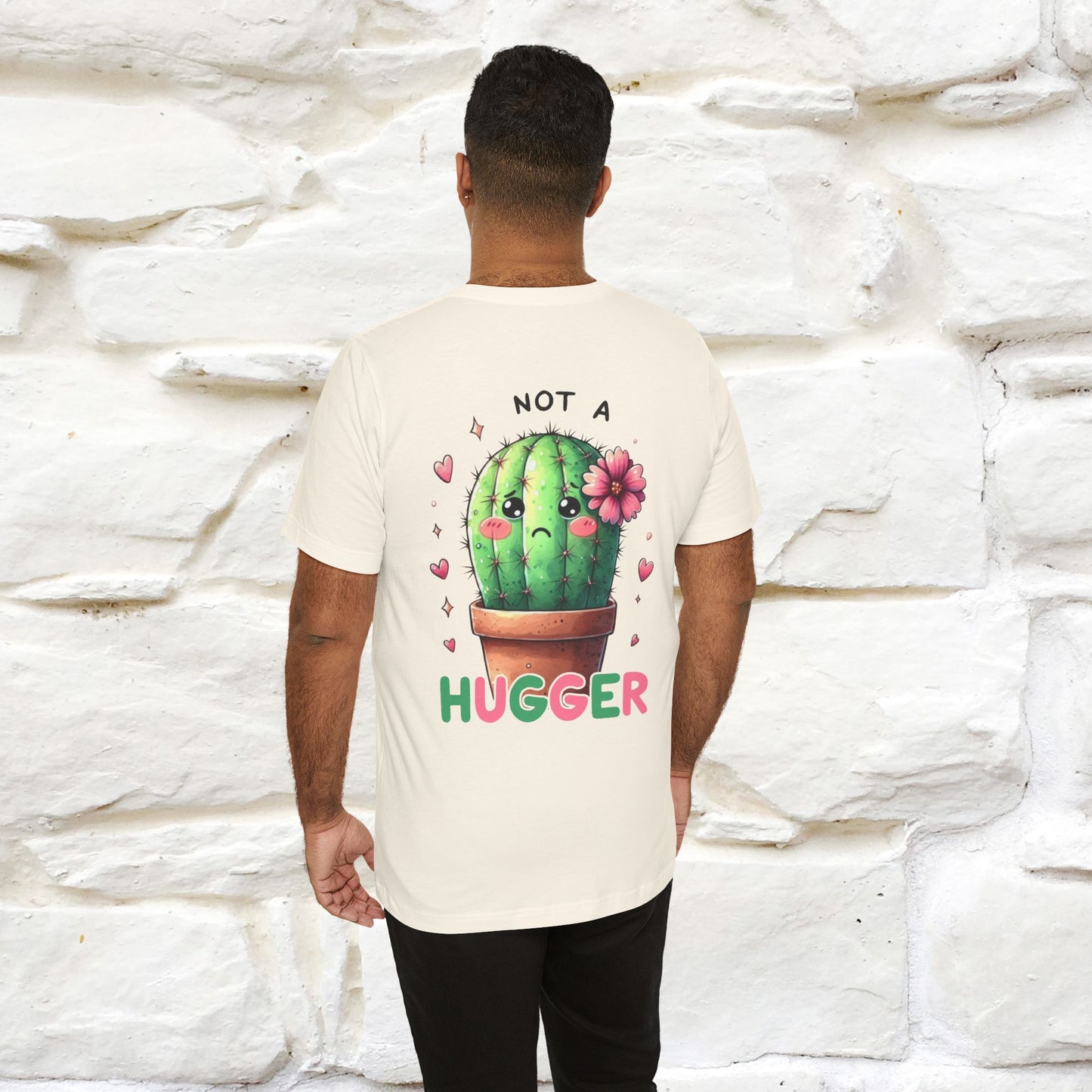 "Not A Hugger" |Funny T-Shirt | Front & Back Design|Nunu&Miao Studio