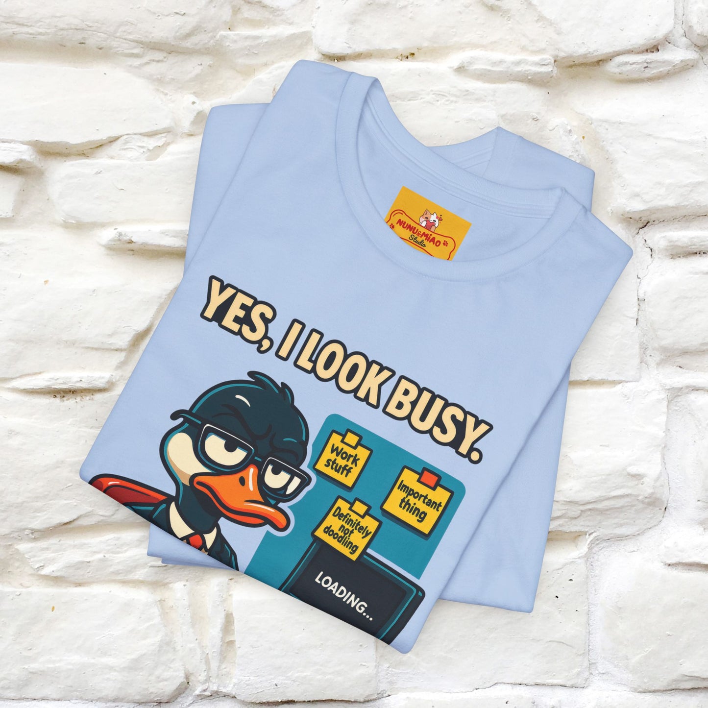 ''Yes, I Look Busy. No I'm Not.''| Sarcastic Cat T-Shirt | Nunu&Miao Studio