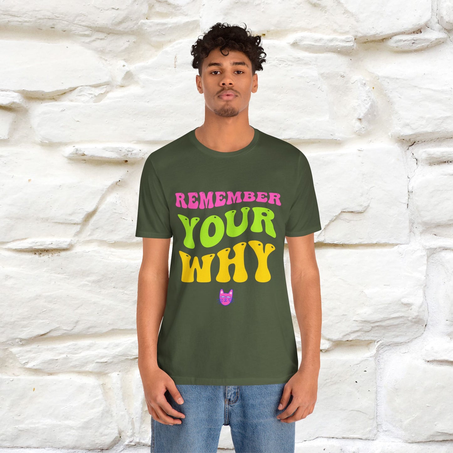 "Remember Your Why" Inspirational T-Shirt for Men & Women | 100% Cotton* - Nunu&Miao Studio