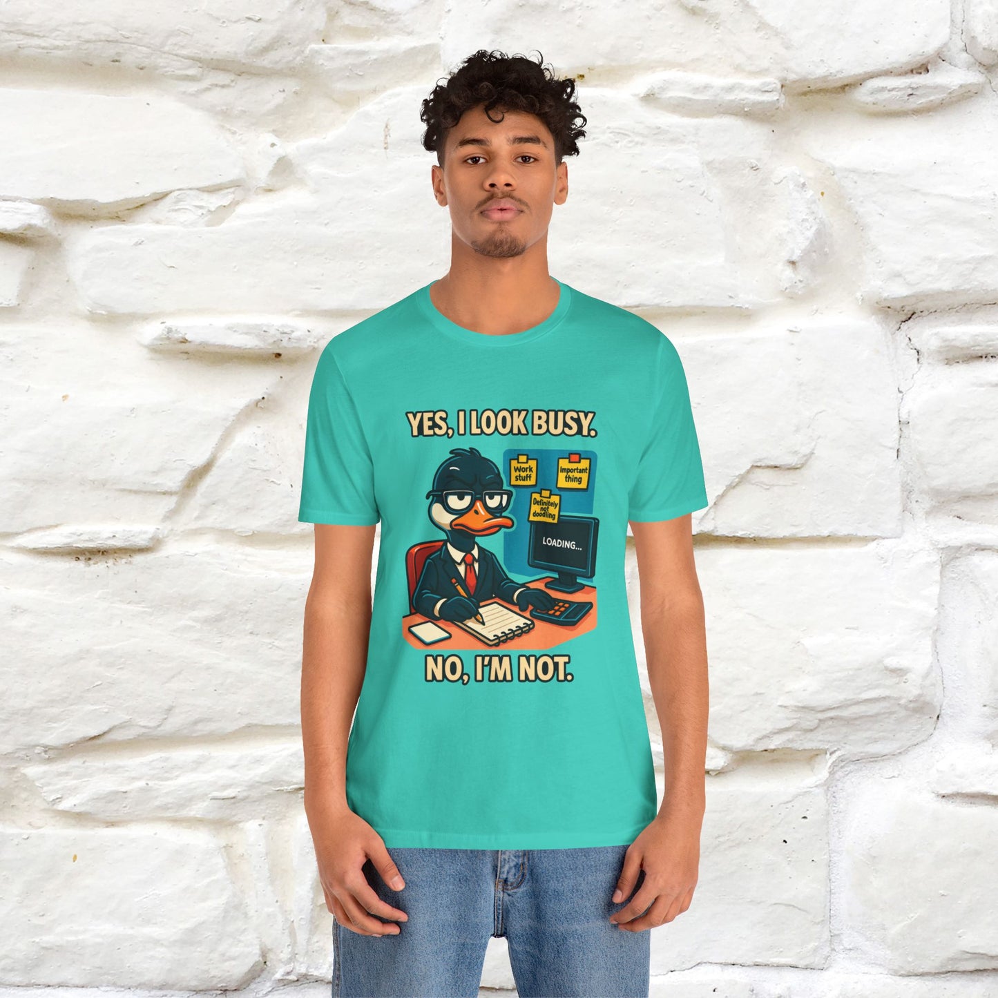 ''Yes, I Look Busy. No I'm Not.''| Sarcastic Cat T-Shirt | Nunu&Miao Studio