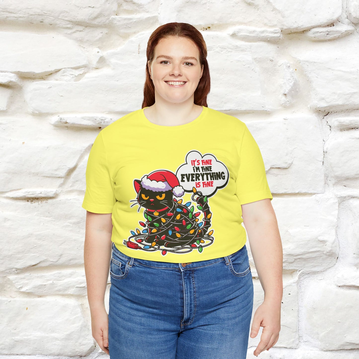 “Everything Is Fine..” | Cat T-Shirt | Nunu&Miao Studio