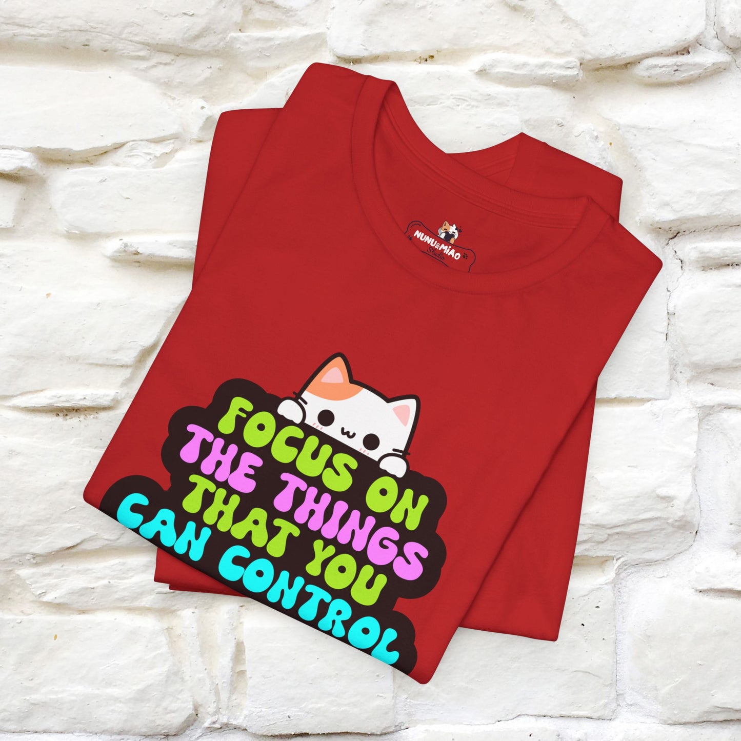 "Focus On The Things That You Can Control" T-shirt for Men & Women | 100% Cotton* - Nunu&Miao Studio