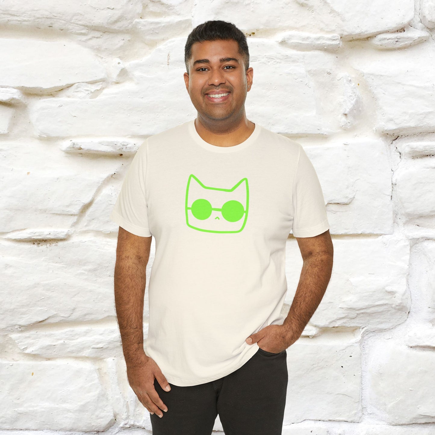 ''Everything Will Be Ok '' Cat T-Shirt Front and Back Design | Nunu&Miao Studio