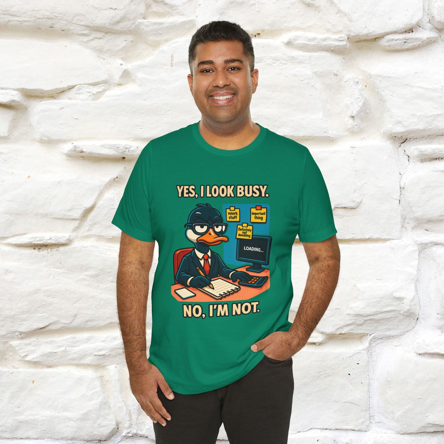 ''Yes, I Look Busy. No I'm Not.''| Sarcastic Cat T-Shirt | Nunu&Miao Studio