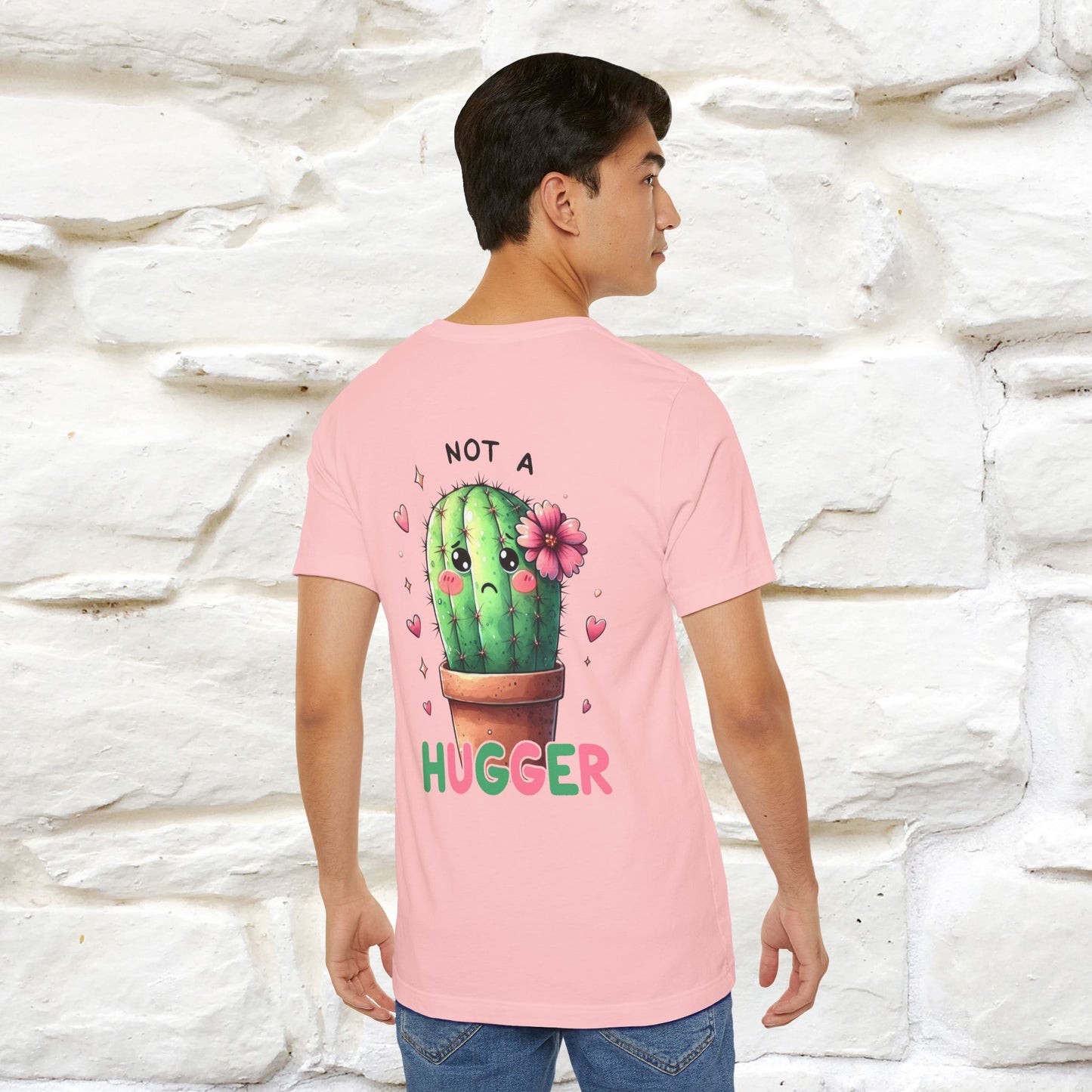 "Not A Hugger" |Funny T-Shirt | Front & Back Design|Nunu&Miao Studio
