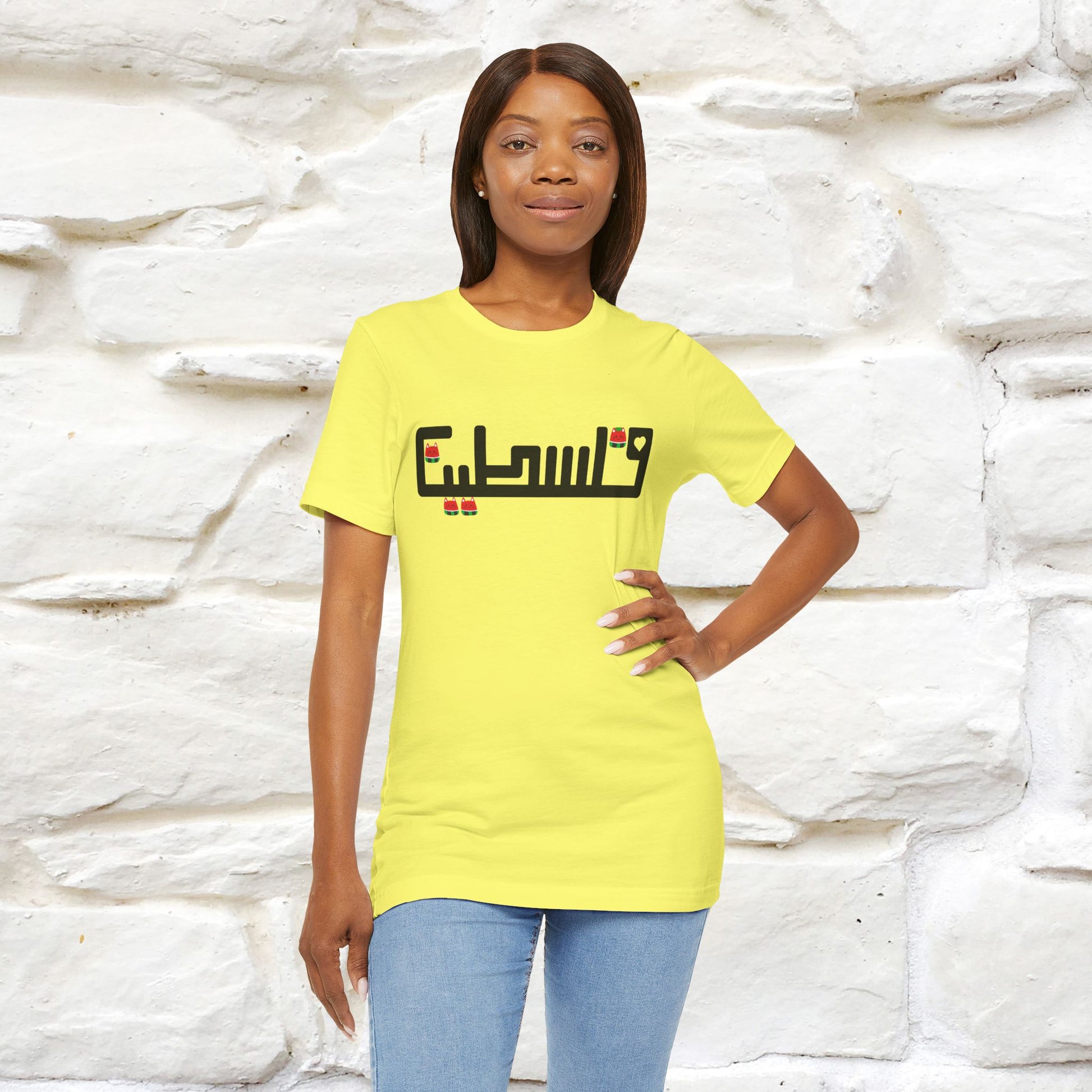 "Palestine" Cat T-shirt |Nunu&Miao Studio - Nunu&Miao Studio