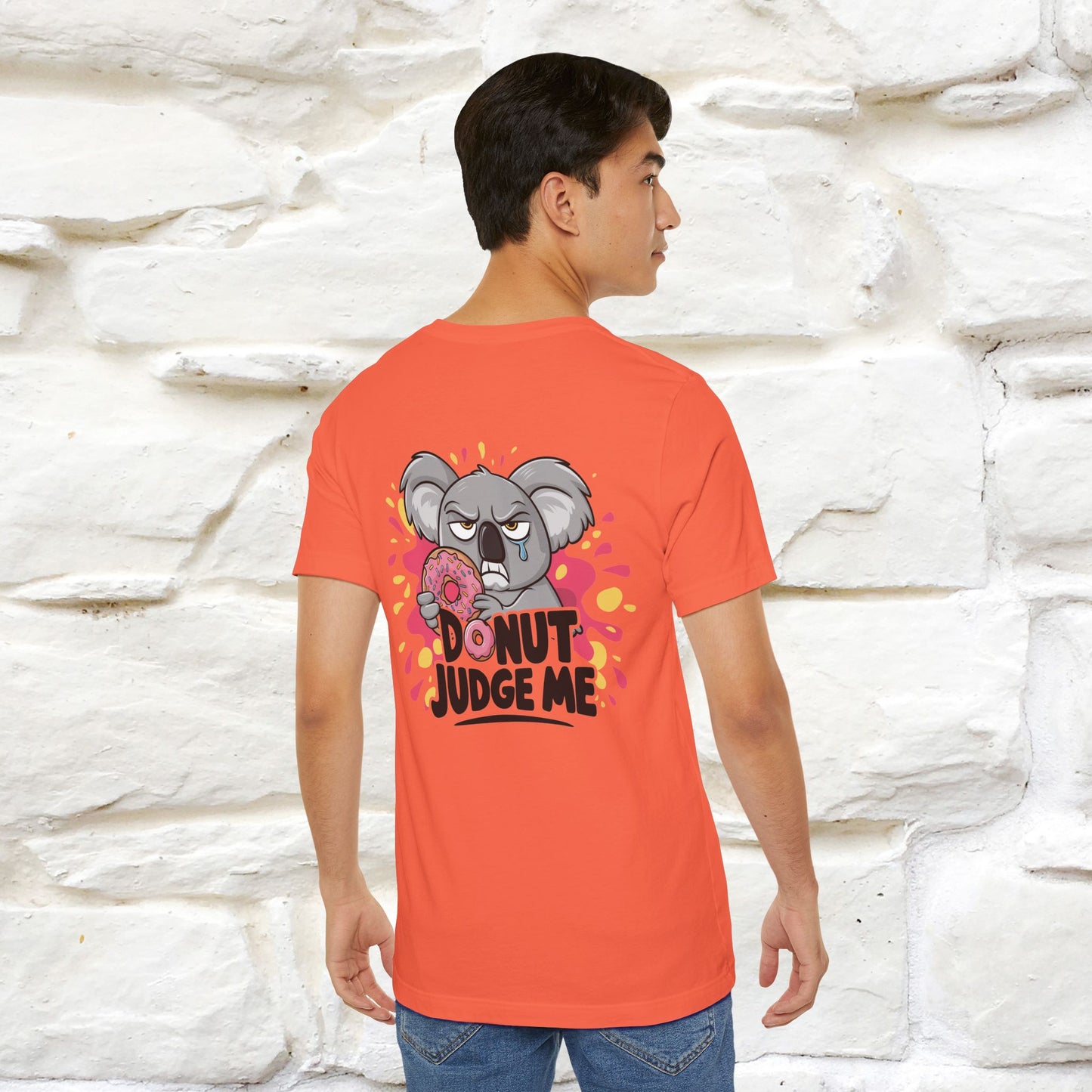 "Donut Judge Me " |Funny T-Shirt | Front & Back Design | Nunu&Miao Studio
