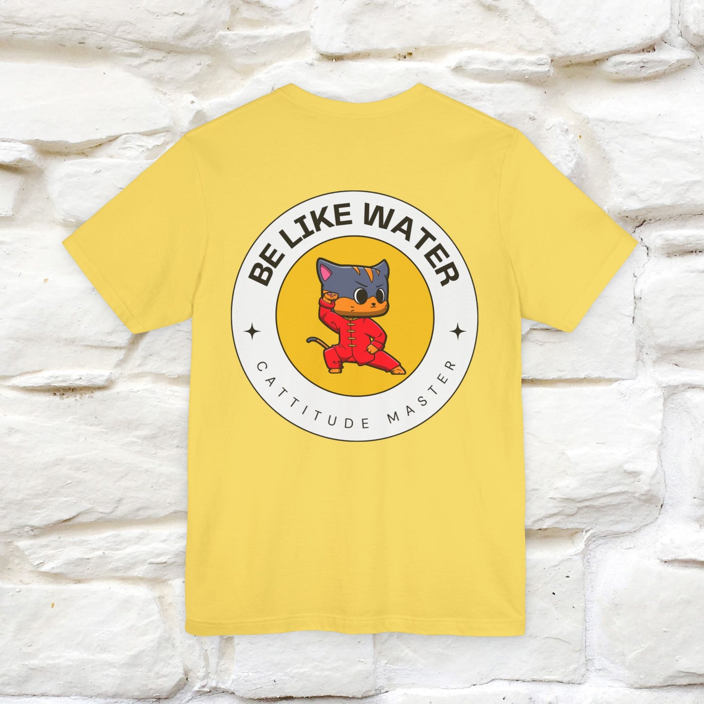 "Be Like Water: Cattitude Master | Cat T-Shirt |Nunu&Miao Studio