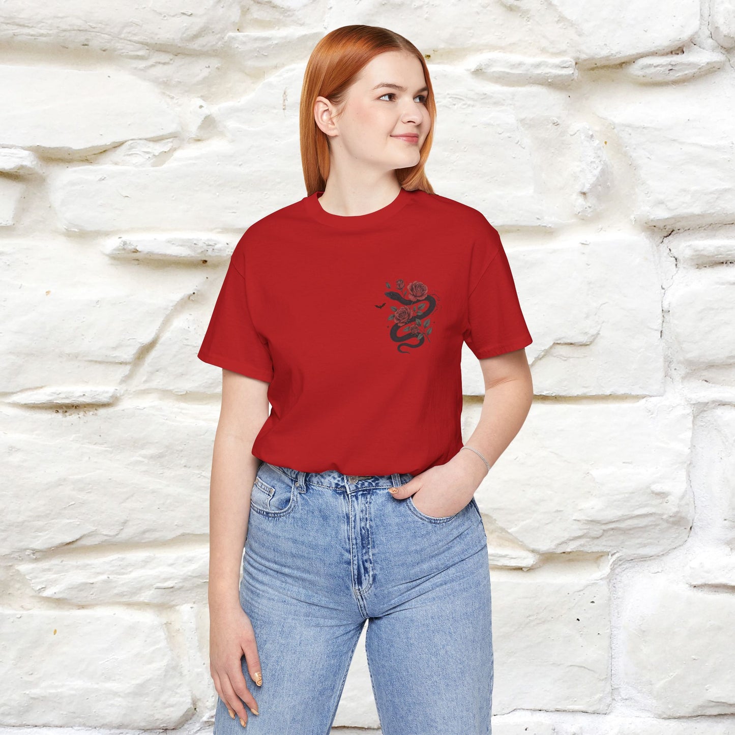 "The Rose and The Snake " Halloween T-shirt |Nunu&Miao Studio