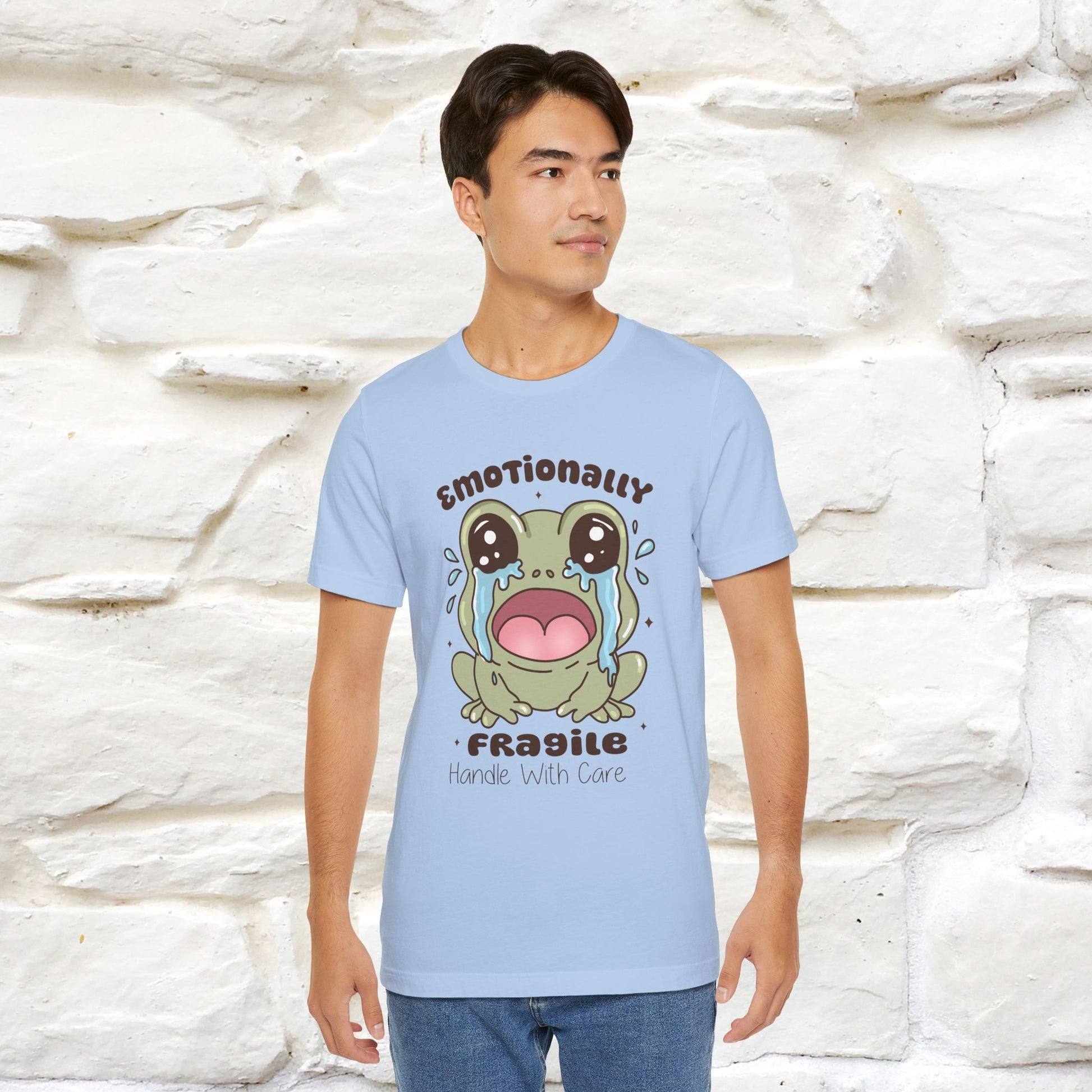 "Emotionally Fragile Handle With Care " Funny T-shirt |Nunu&Miao Studio - Nunu&Miao Studio