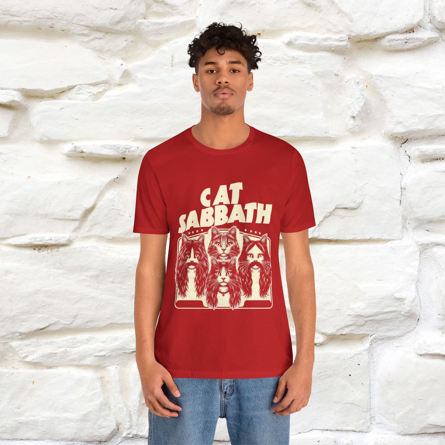 "Cat Sabbath" Cat T-shirt for Men & Women | 100% Cotton*| Feline-Inspired Tee