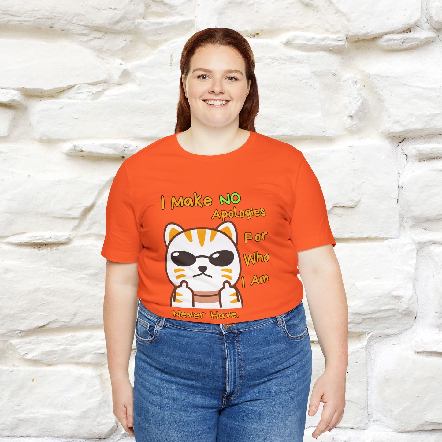 "I Make No Apologies... " |Cat T-Shirt | Nunu&Miao Studio
