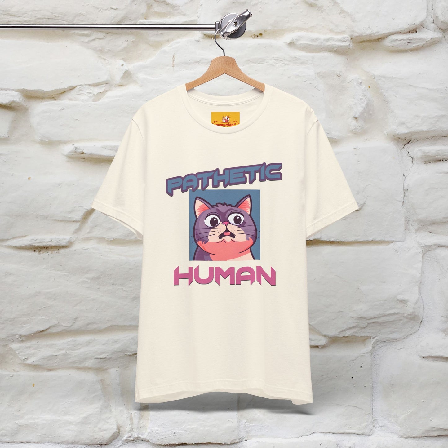 ''Pathetic Human'' | Funny Cat T-Shirt | Nunu&Miao Studio