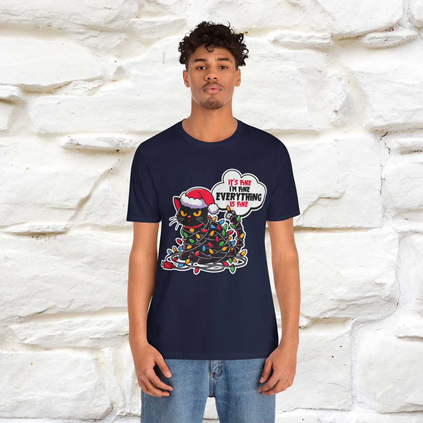 “Everything Is Fine..” | Cat T-Shirt | Nunu&Miao Studio