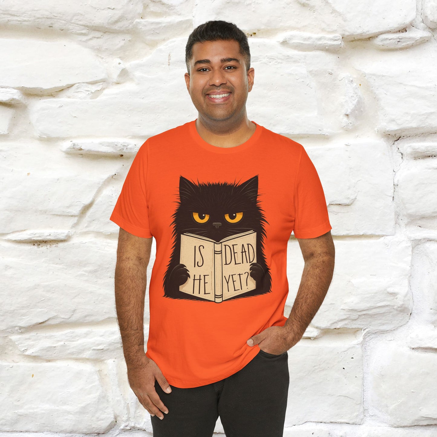 "Is He Dead Yet" |Cat T-Shirt | Nunu&Miao Studio