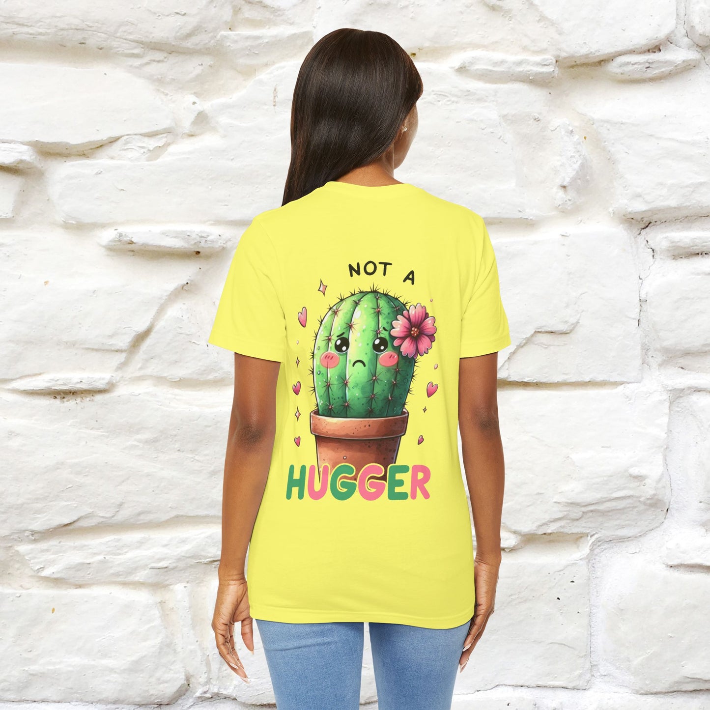"Not A Hugger" |Funny T-Shirt | Front & Back Design|Nunu&Miao Studio