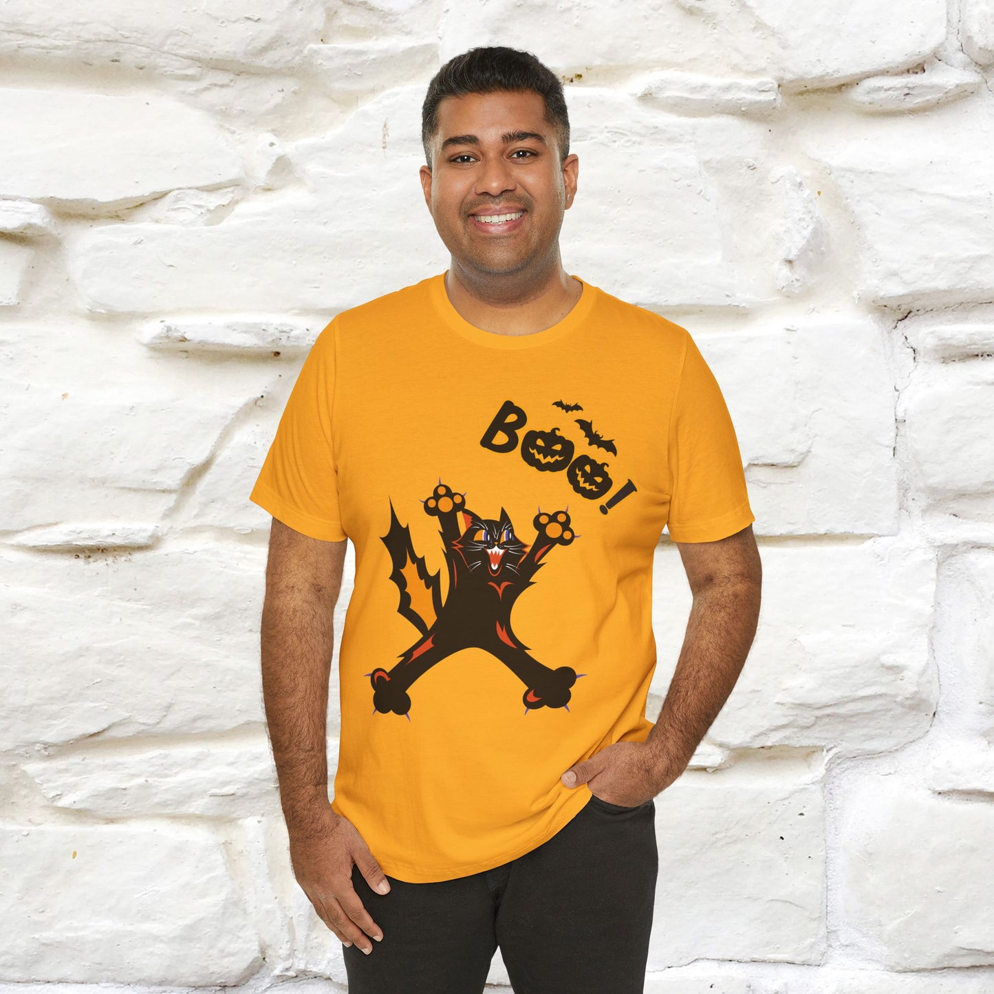 "Boo" Cat T-shirt |Nunu&Miao Studio