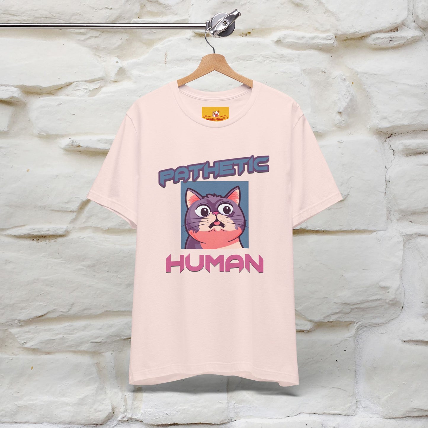 ''Pathetic Human'' | Funny Cat T-Shirt | Nunu&Miao Studio