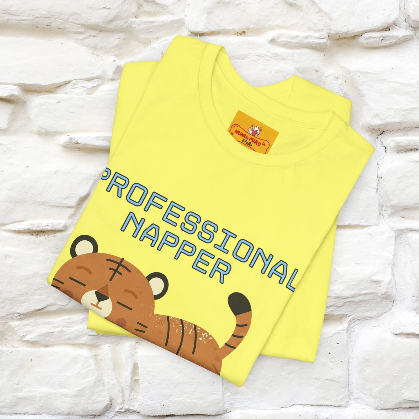 ''Professional napper since birth.''| CatT-Shirt | Nunu&Miao Studio