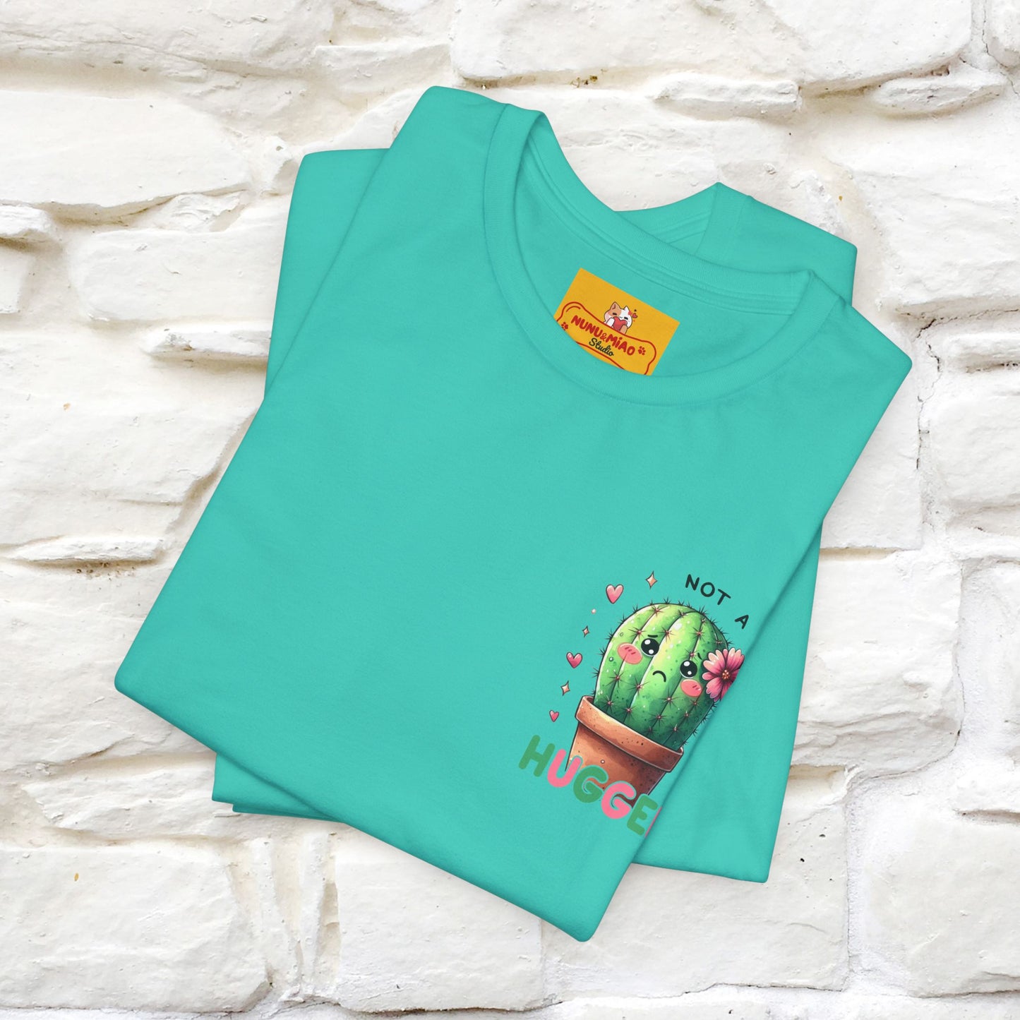 "Not A Hugger" |Funny T-Shirt | Front & Back Design|Nunu&Miao Studio