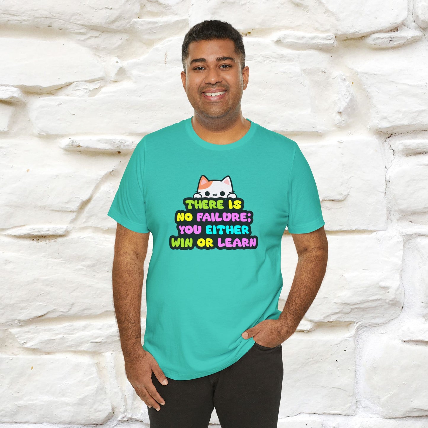 "There Is No Failure: You Either Win Or Learn" T-Shirt | Nunu&Miao Studio - Nunu&Miao Studio