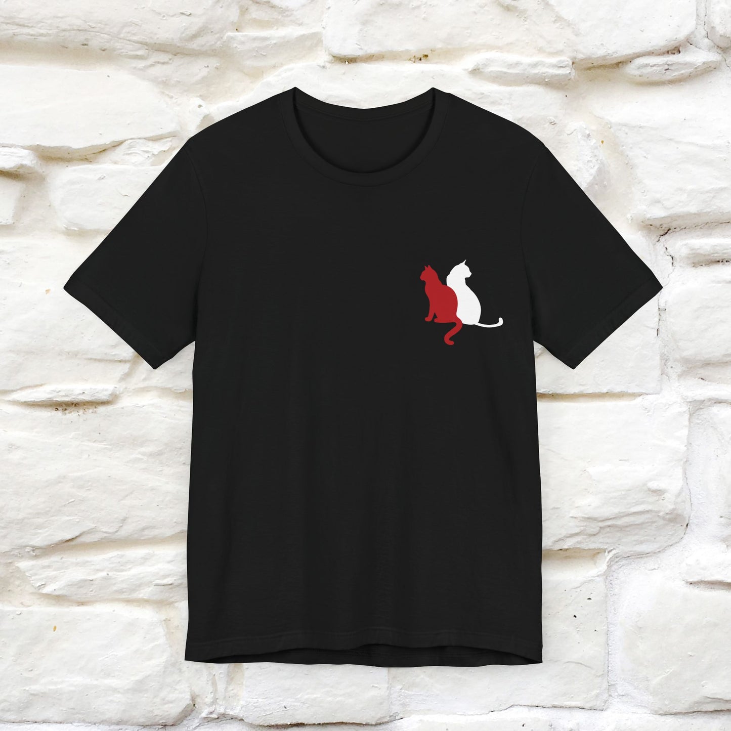 "Modern Shapes" Cat T-Shirt for Men & Women | Front & Back Design | 100% Cotton* 🐾