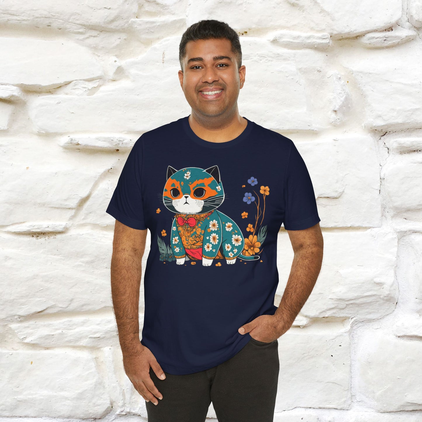 Zen Garden Cat: Japanese-Inspired T-Shirt for Men & Women | 100% Cotton* - Nunu&Miao Studio