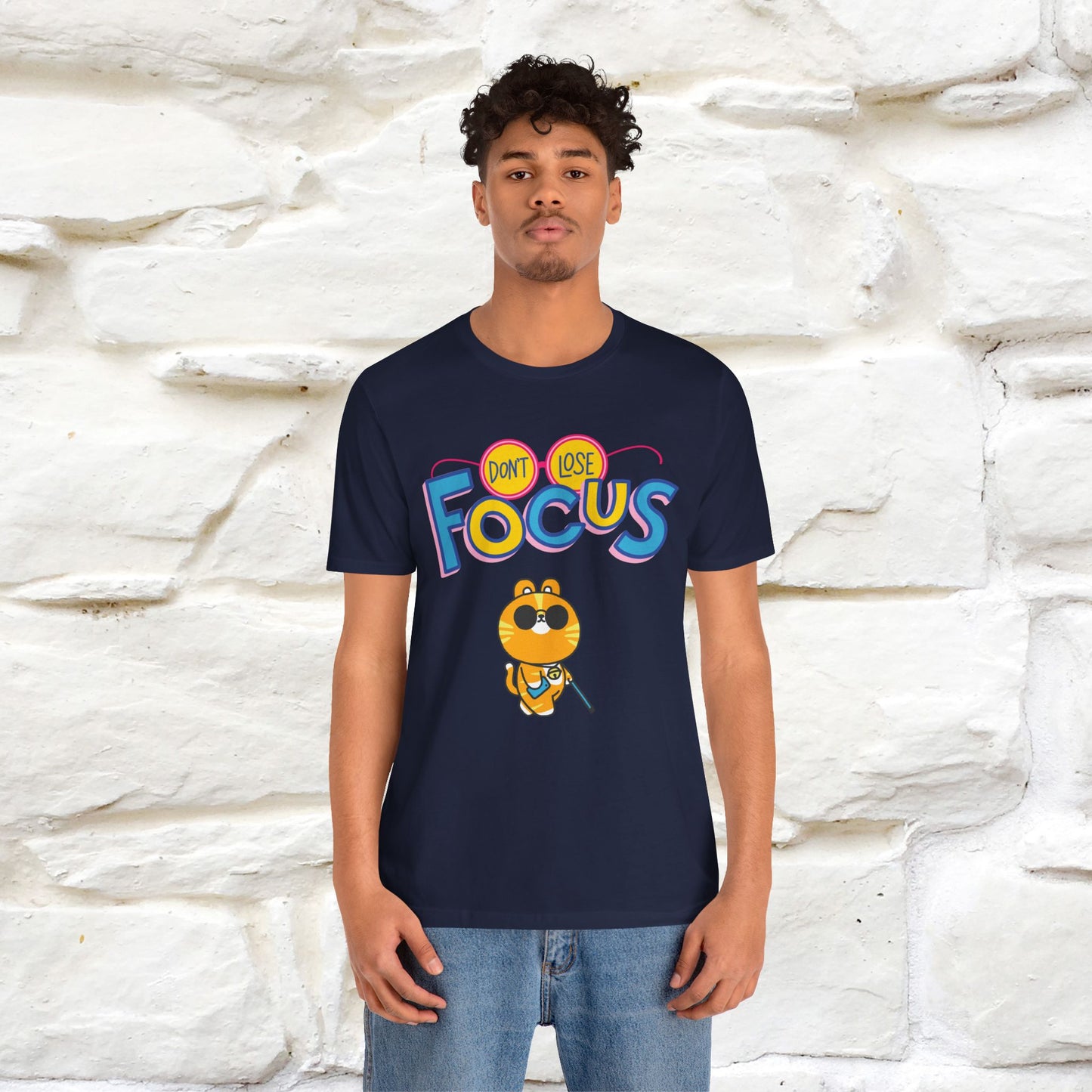 ''Don’t Lose Focus'' Cat T-Shirt | Nunu&Miao Studio