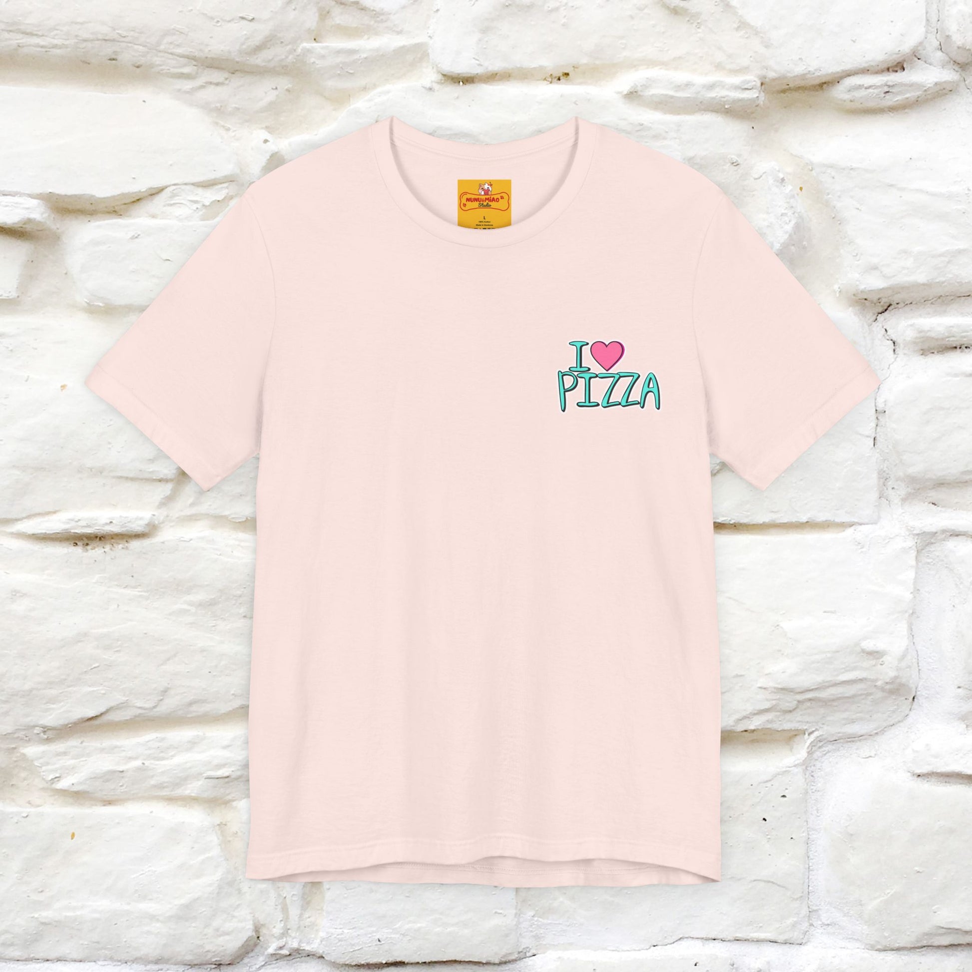 "I Love Pizza"| Cat T-shirt | Nunu&Miao Studio - Nunu&Miao Studio