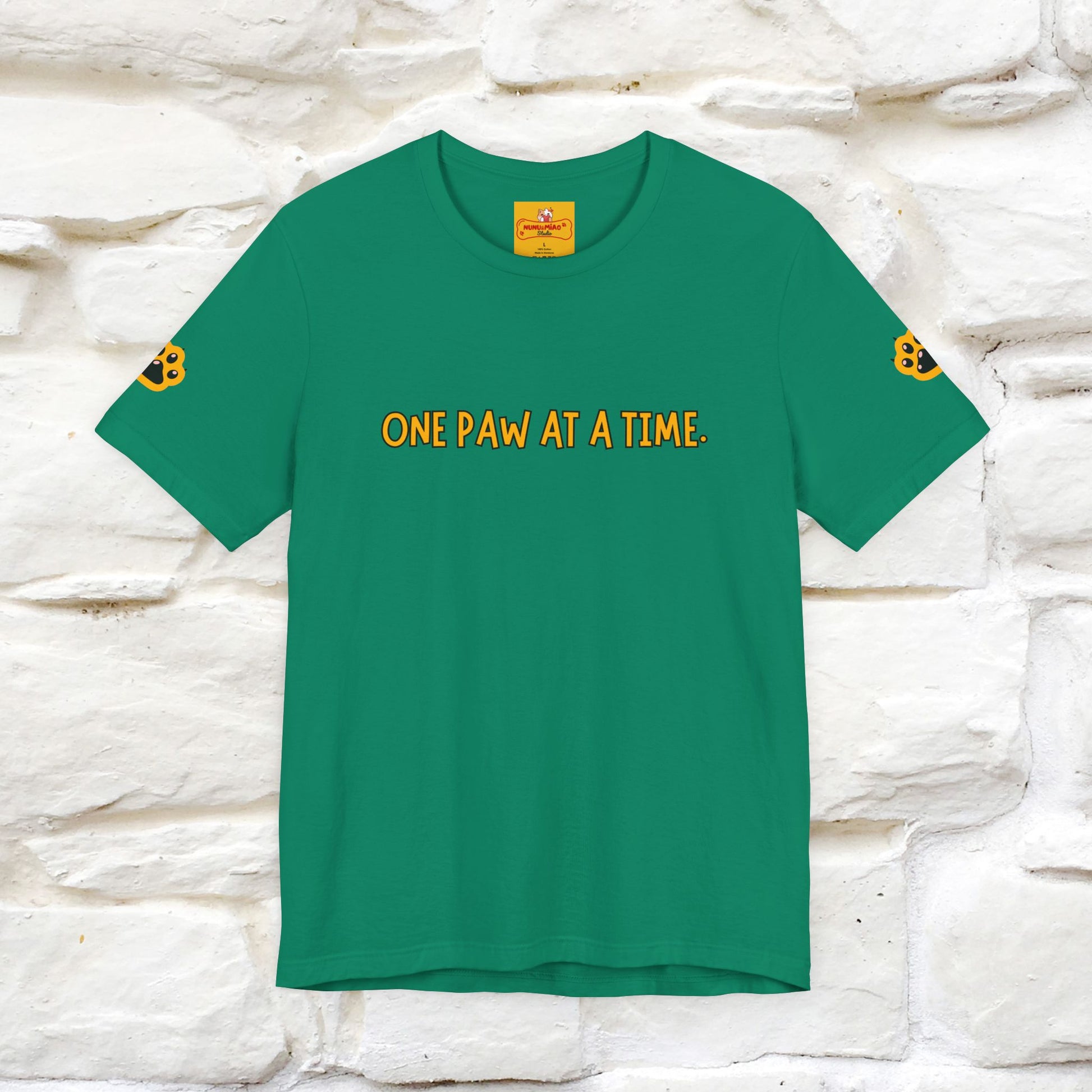 "Life Is A Journey'' Cat T-Shirt | Front & Back Design | Nunu&Miao Studio - Nunu&Miao Studio