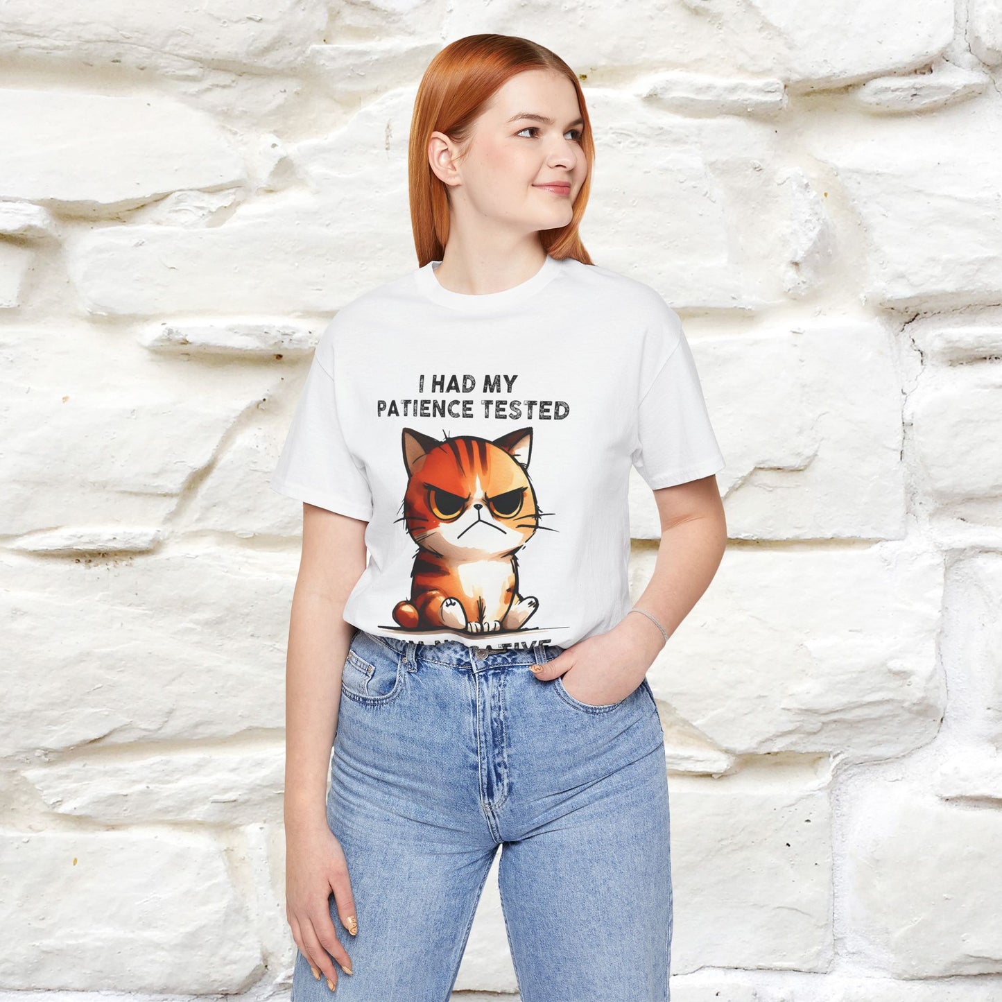 ''I Had My Patience Tested, I'm Negative''| CatT-Shirt | Nunu&Miao Studio