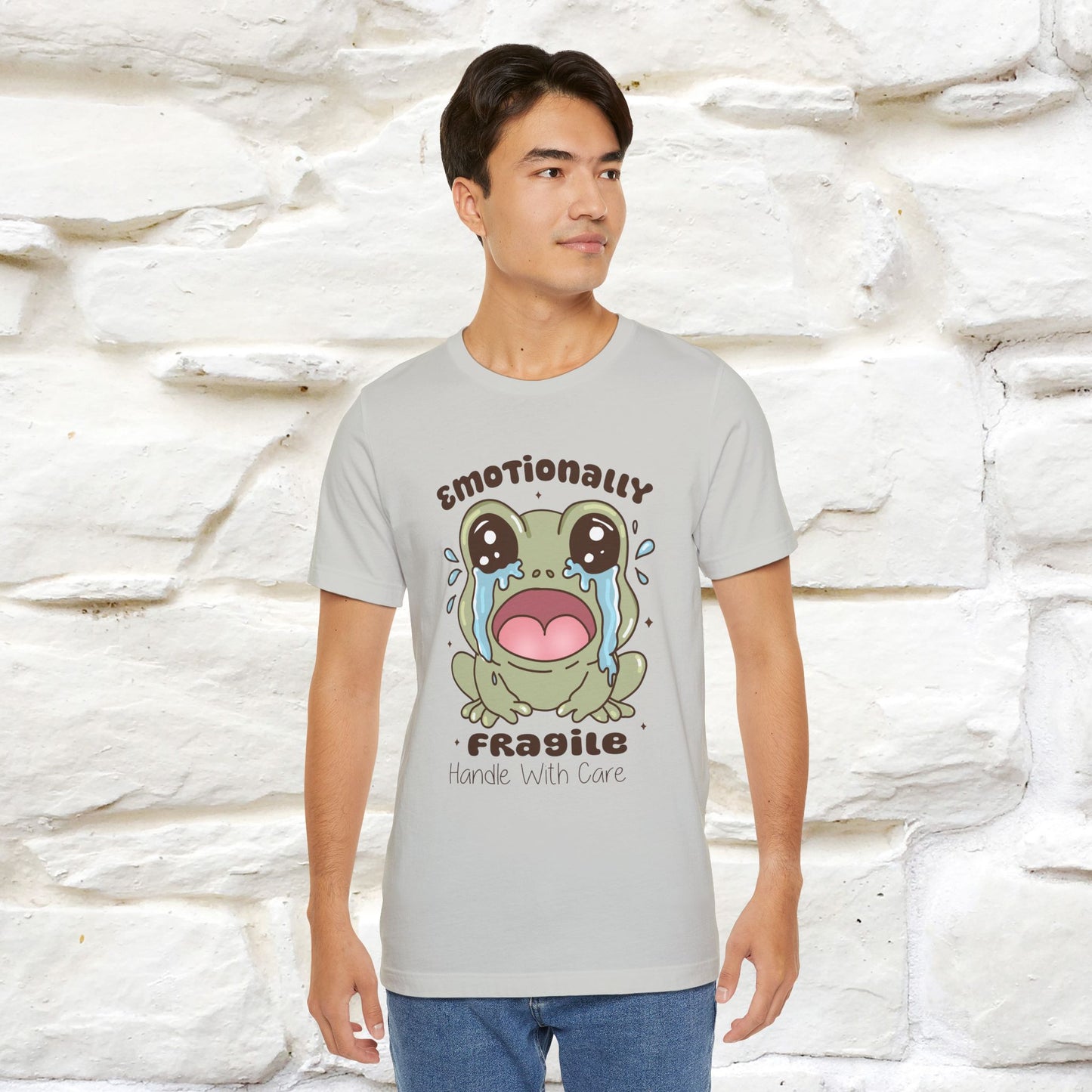 "Emotionally Fragile Handle With Care " Funny T-shirt |Nunu&Miao Studio - Nunu&Miao Studio