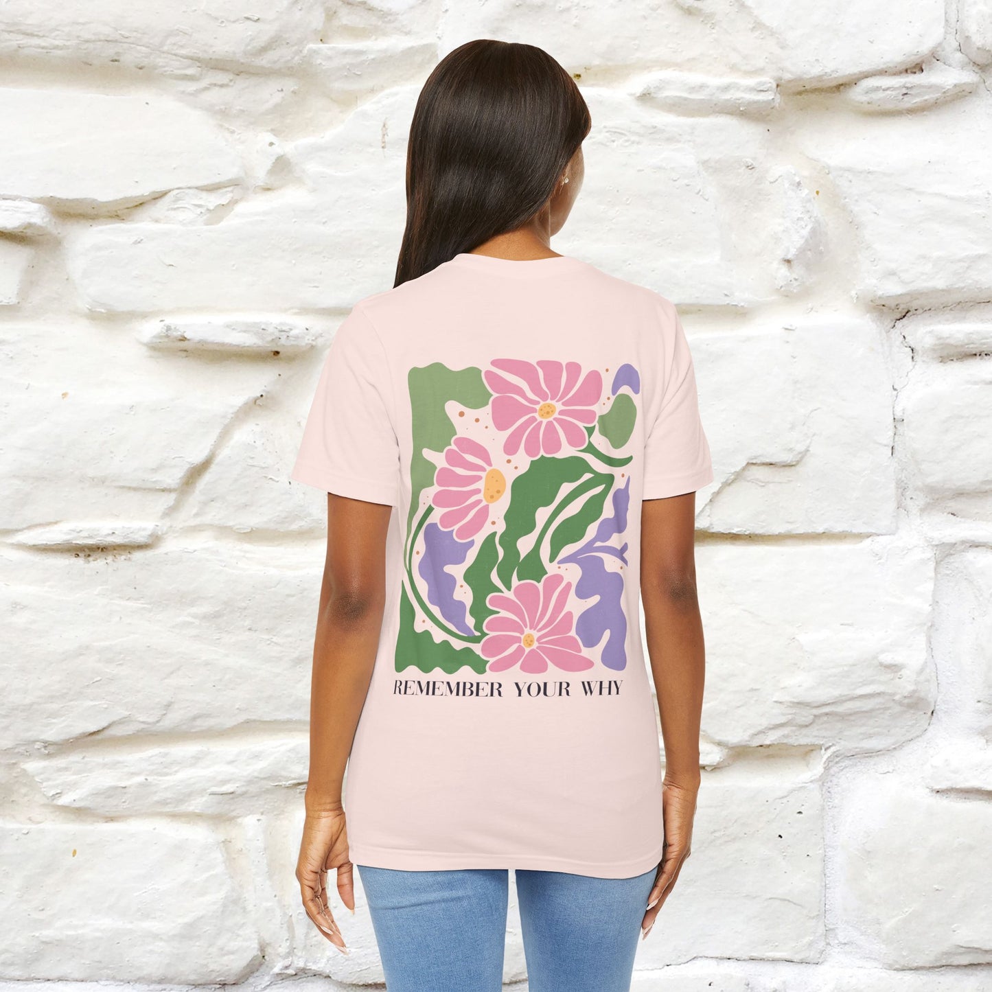 "Remember Your Why'' Cat T-Shirt Front and Back Design | Nunu&Miao Studio