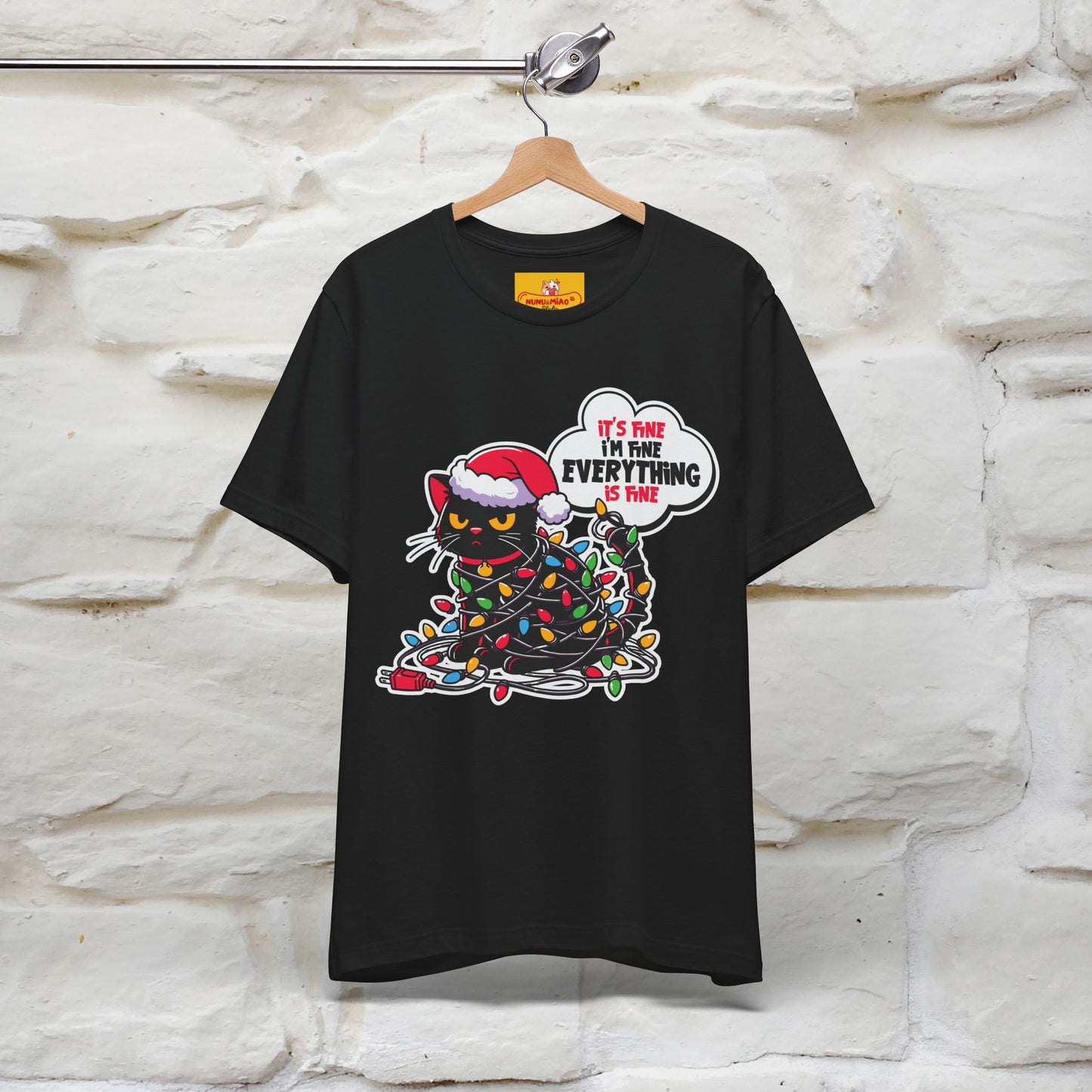 “Everything Is Fine..” | Cat T-Shirt | Nunu&Miao Studio