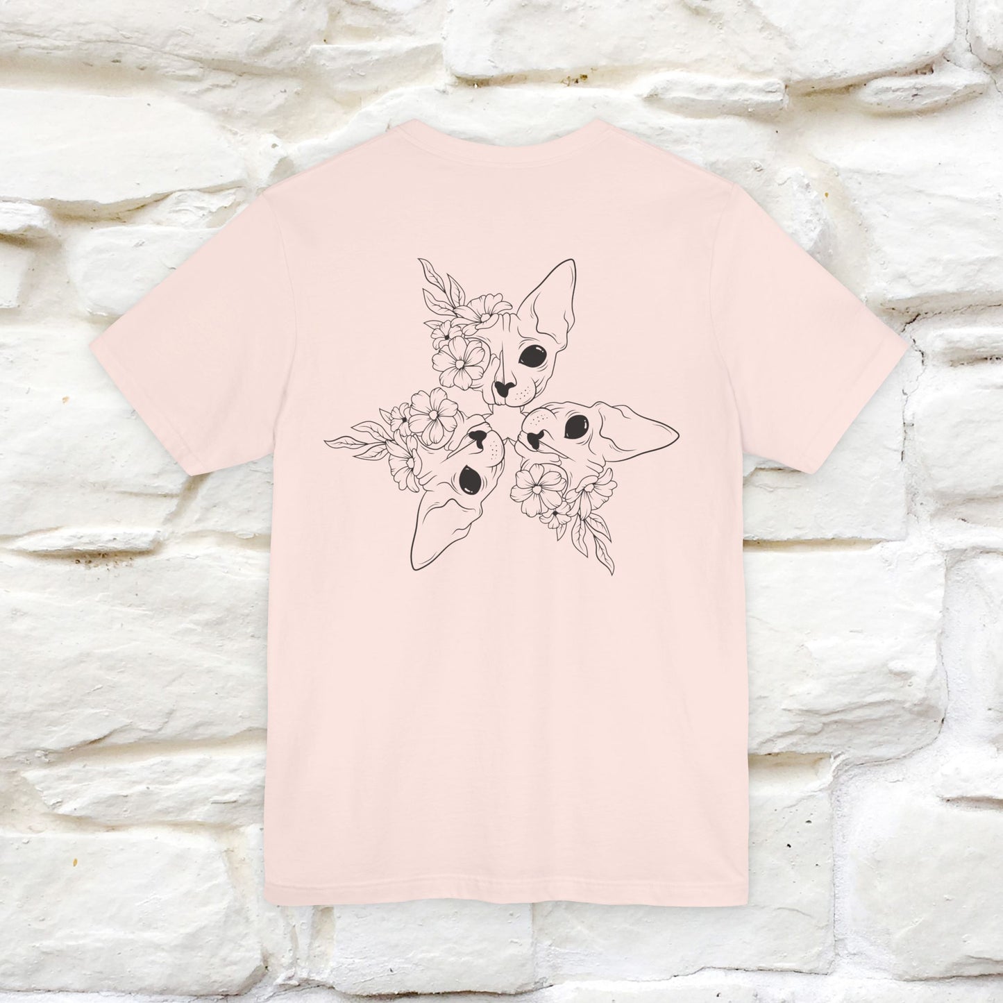 "Trinity'' Cat T-Shirt Front and Back Design | Nunu&Miao Studio