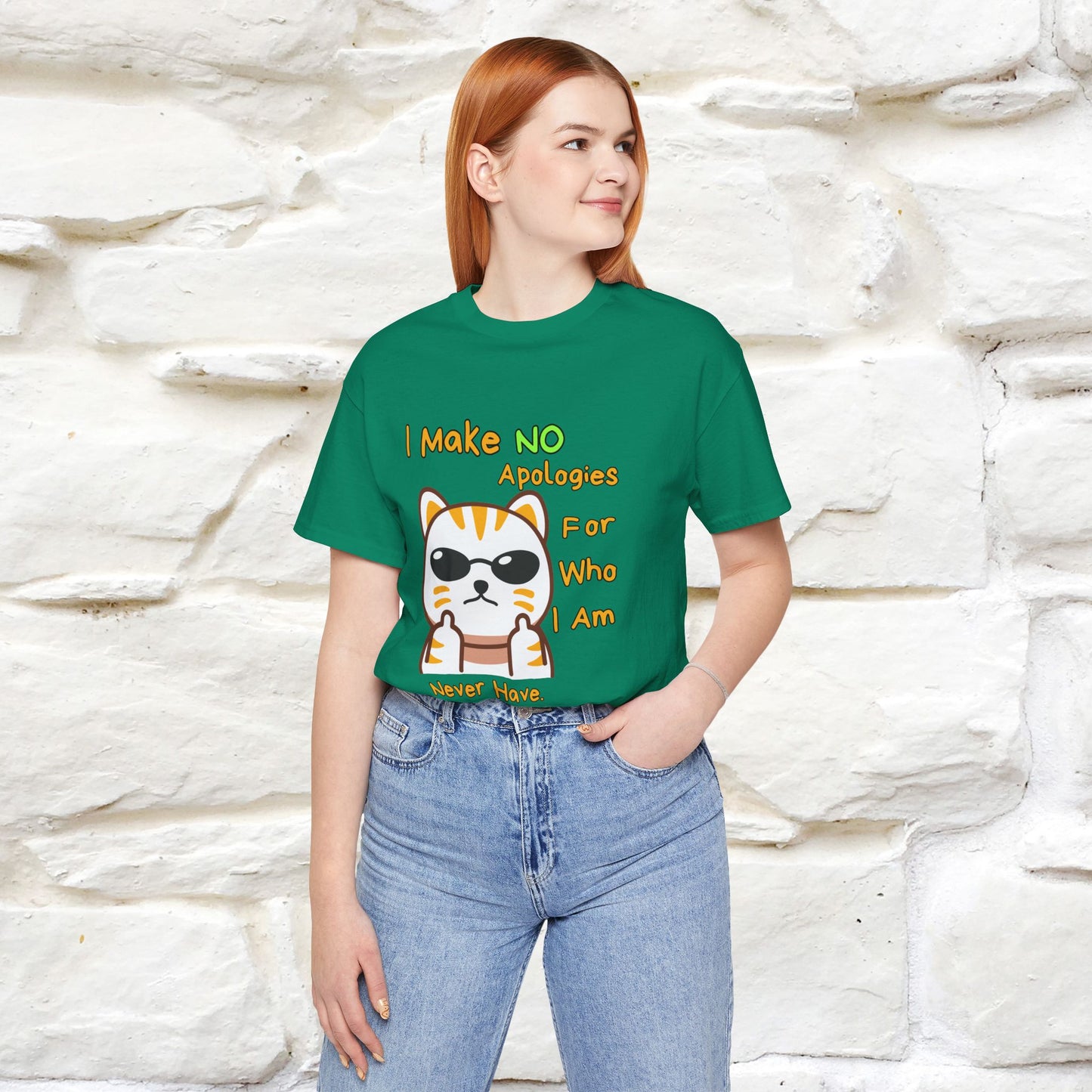 "I Make No Apologies... " |Cat T-Shirt | Nunu&Miao Studio