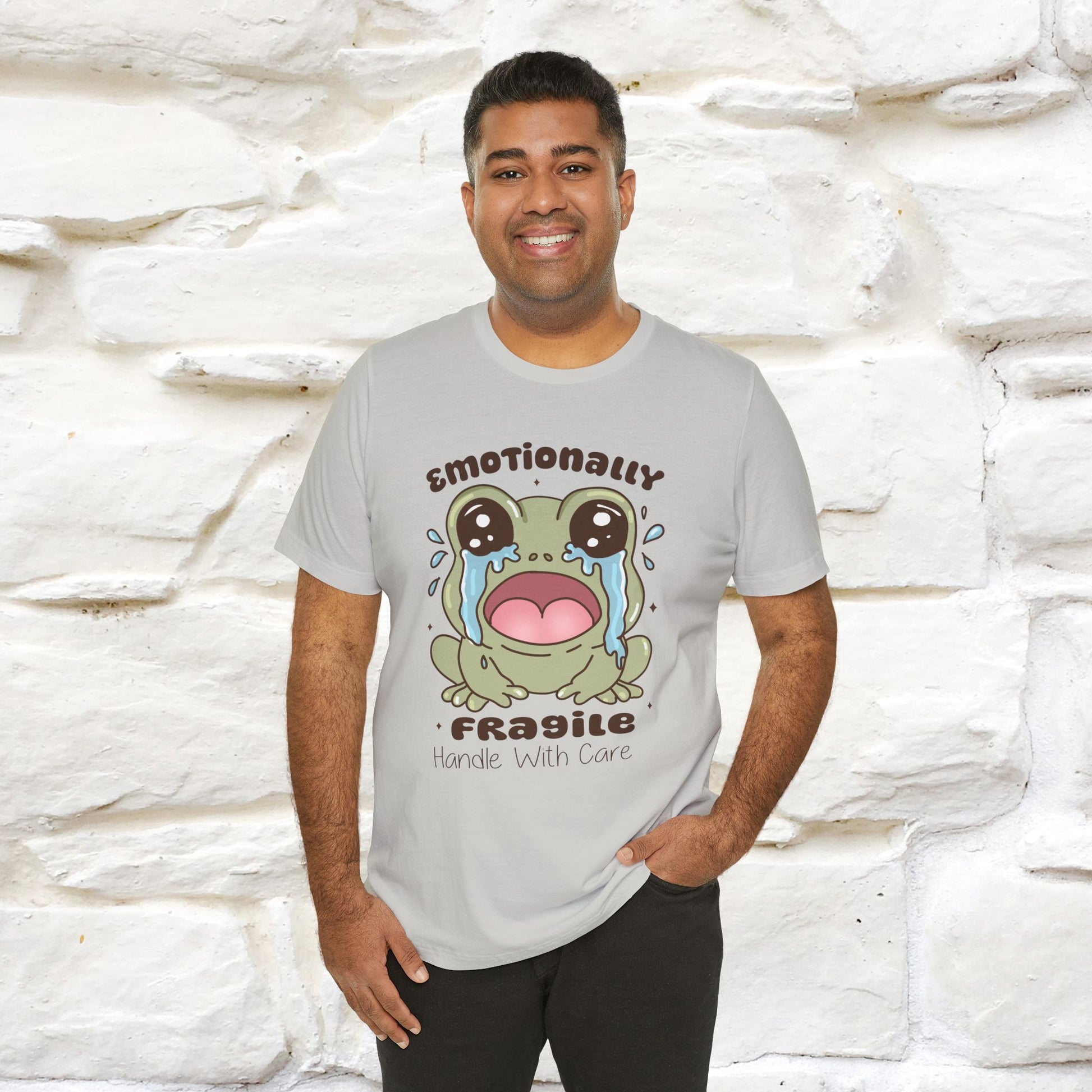 "Emotionally Fragile Handle With Care " Funny T-shirt |Nunu&Miao Studio - Nunu&Miao Studio