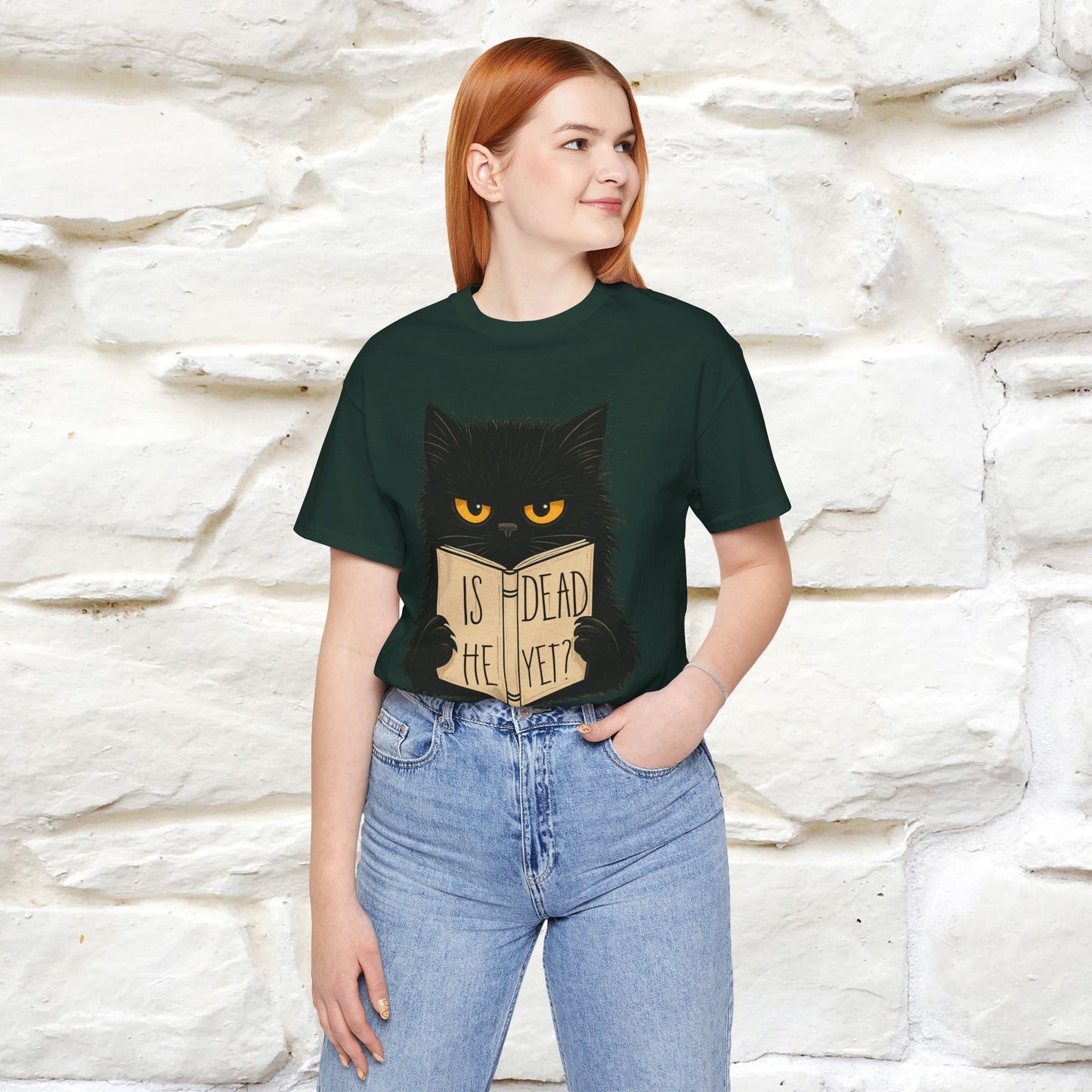 "Is He Dead Yet" |Cat T-Shirt | Nunu&Miao Studio