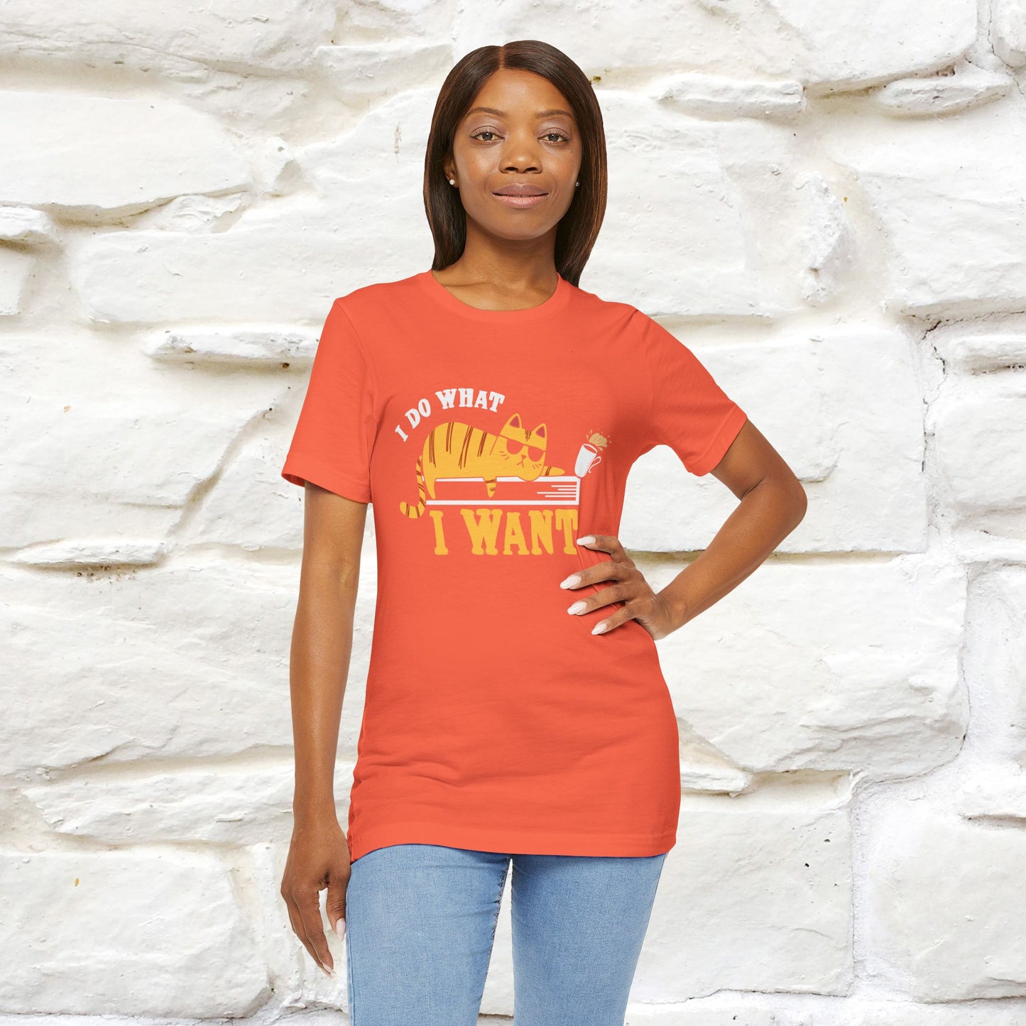 "I Do What I Want" Cat T-Shirt | Nunu & Miao Studio
