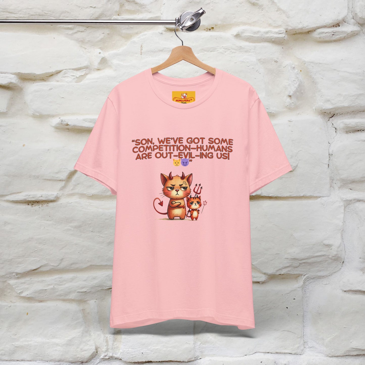 "Humans Are Out-Evil-Ing Us." Cat T-shirt |Nunu&Miao Studio