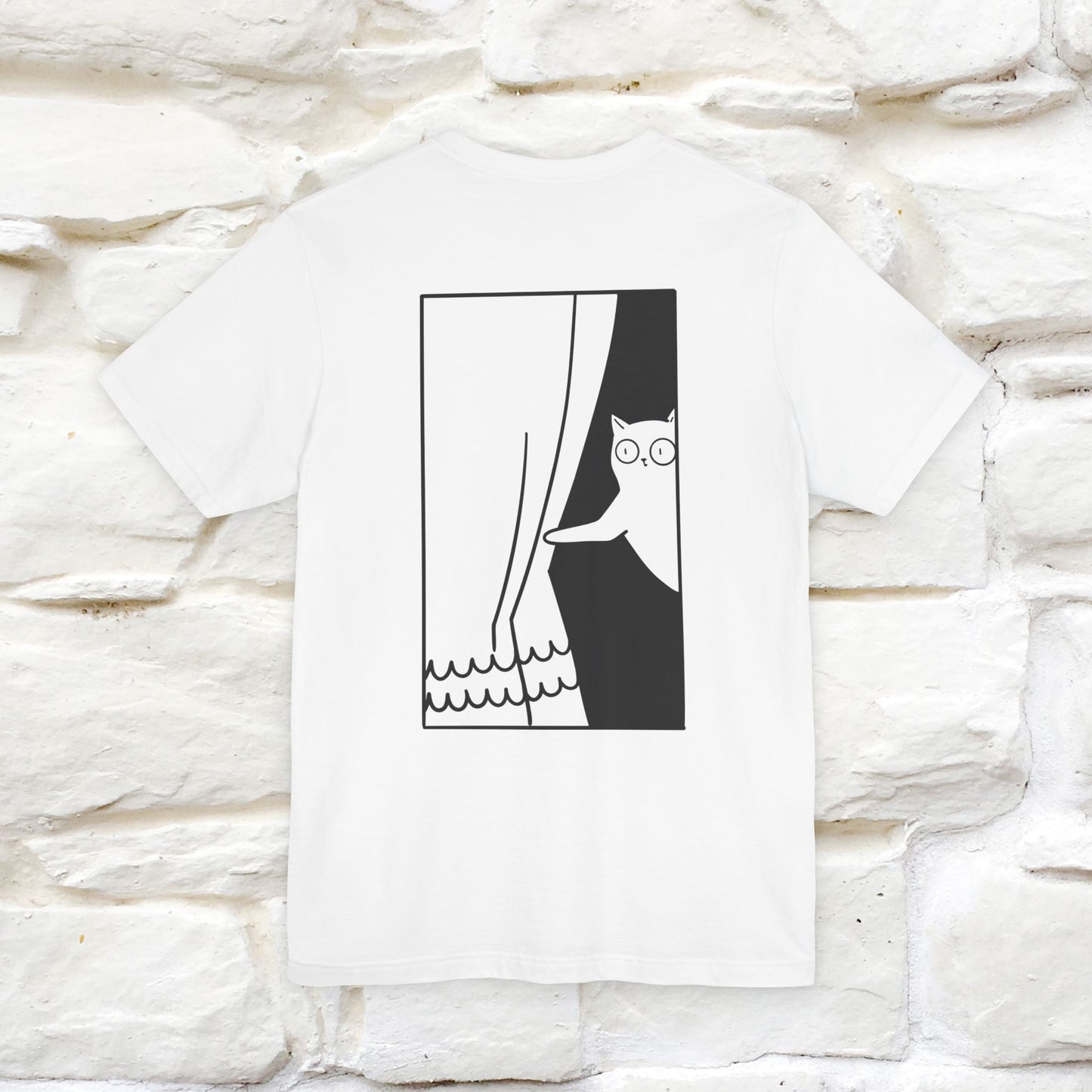 “Don’t trust atoms… they make up everything.” | Cat T-Shirt | Front & Back Design | Nunu&Miao Studio