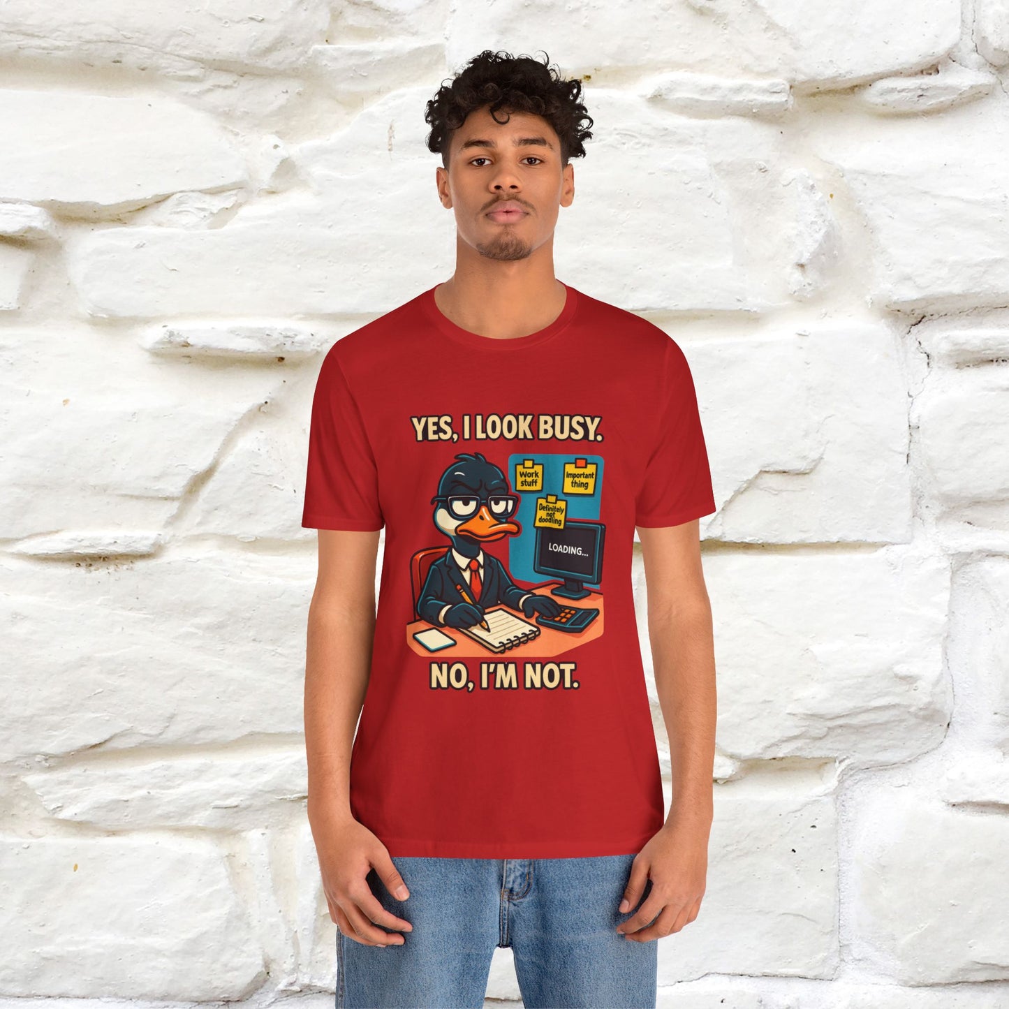 ''Yes, I Look Busy. No I'm Not.''| Sarcastic Cat T-Shirt | Nunu&Miao Studio