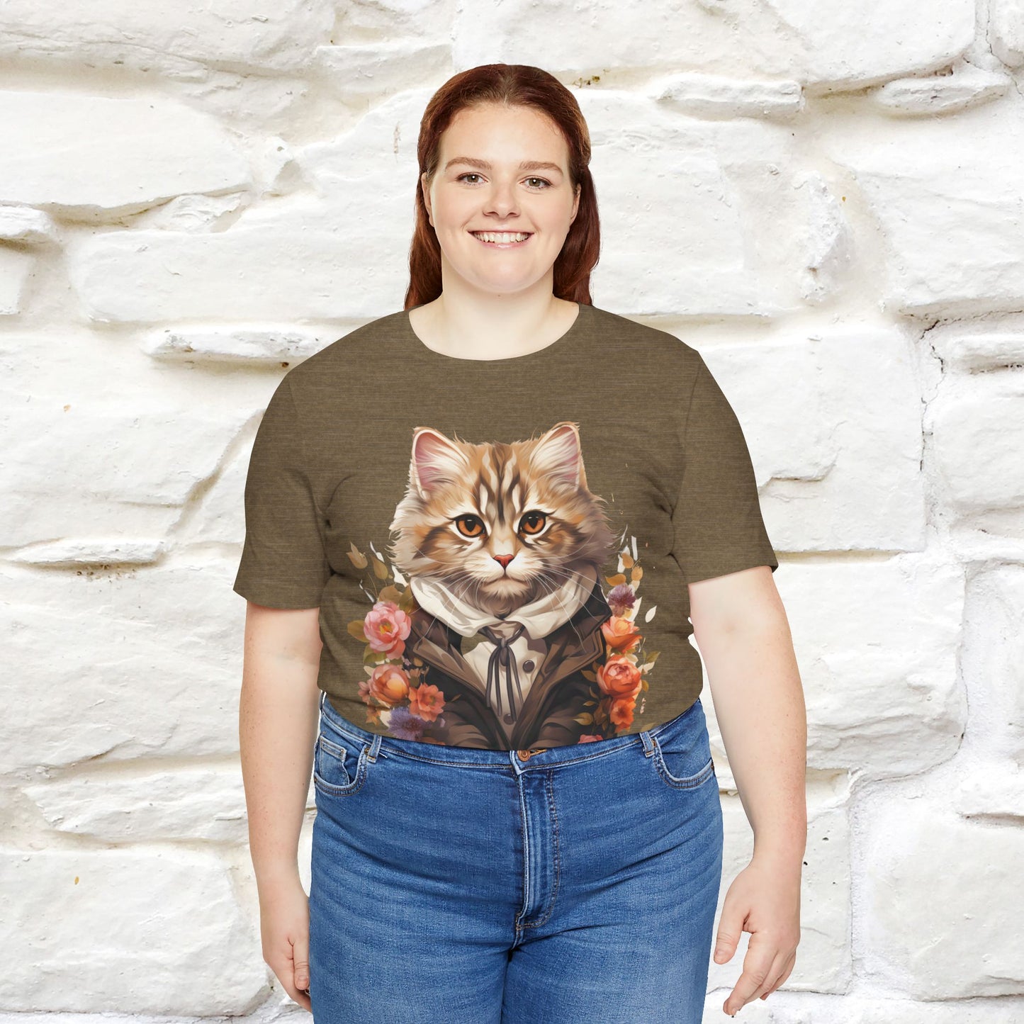 "Mr. Meow" Elegant Cat T-Shirt for Men & Women | 100% Cotton* - Nunu&Miao Studio
